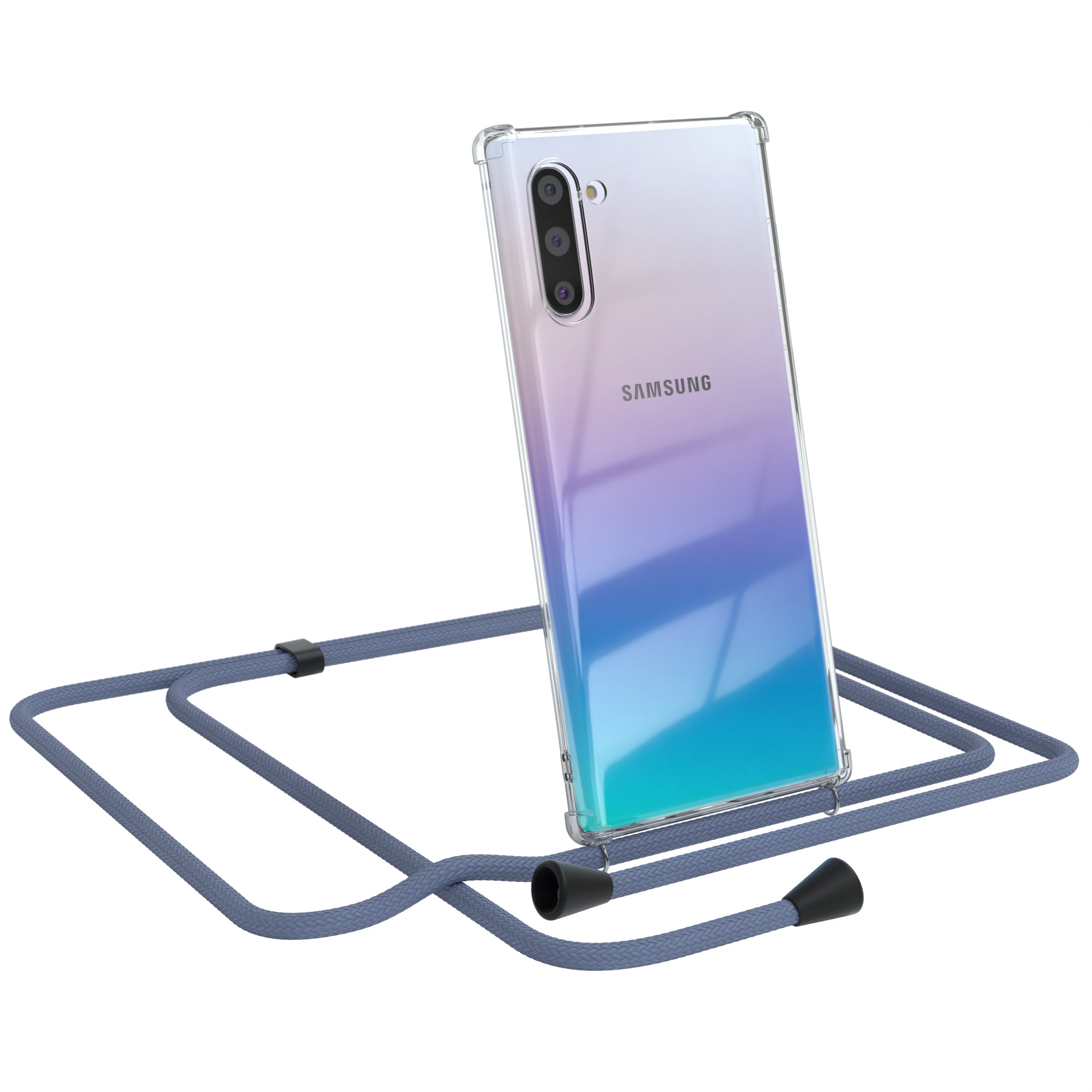 Galaxy Note 10 transparente Hülle + Kordel