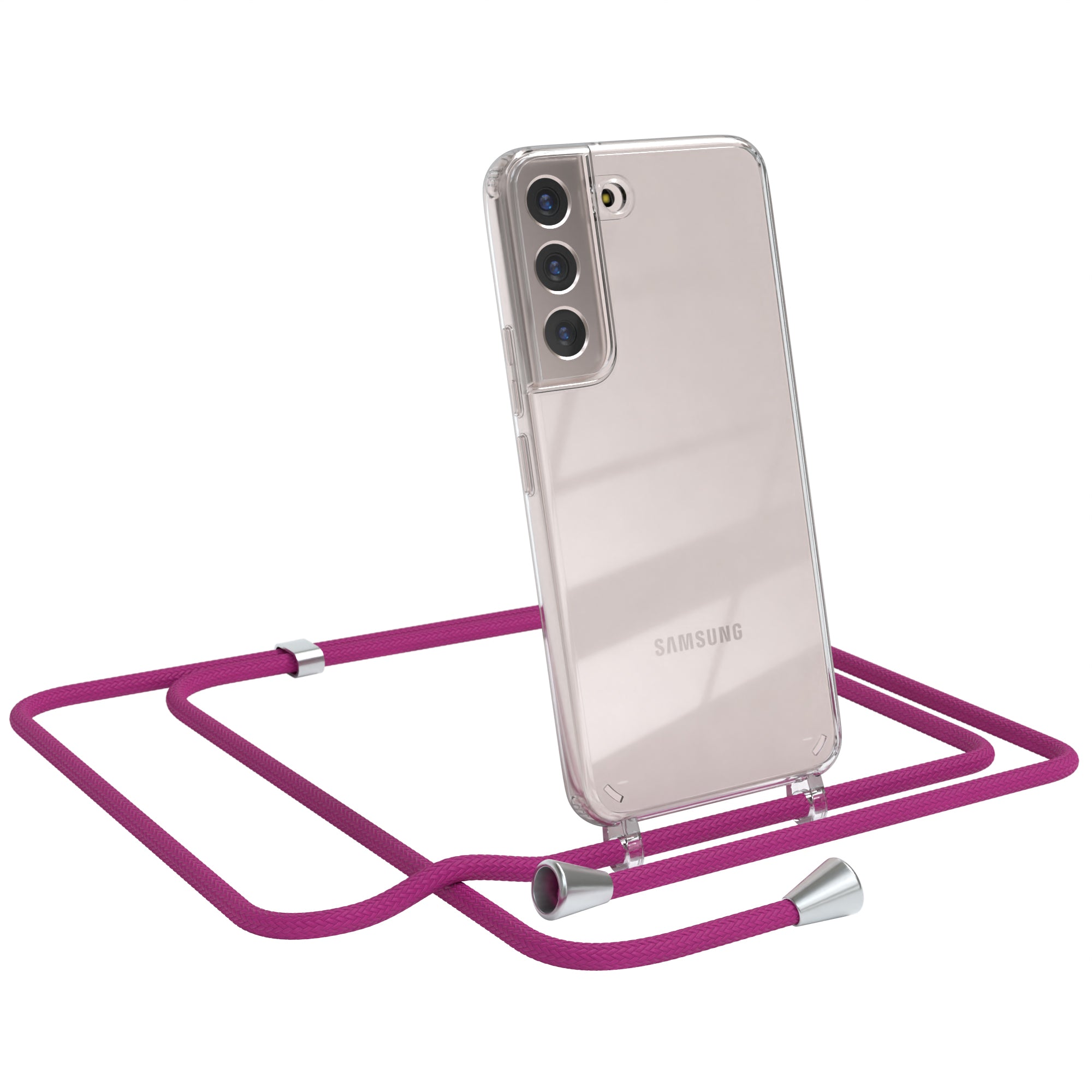 Galaxy S22 5G transparente Hülle + Kordel