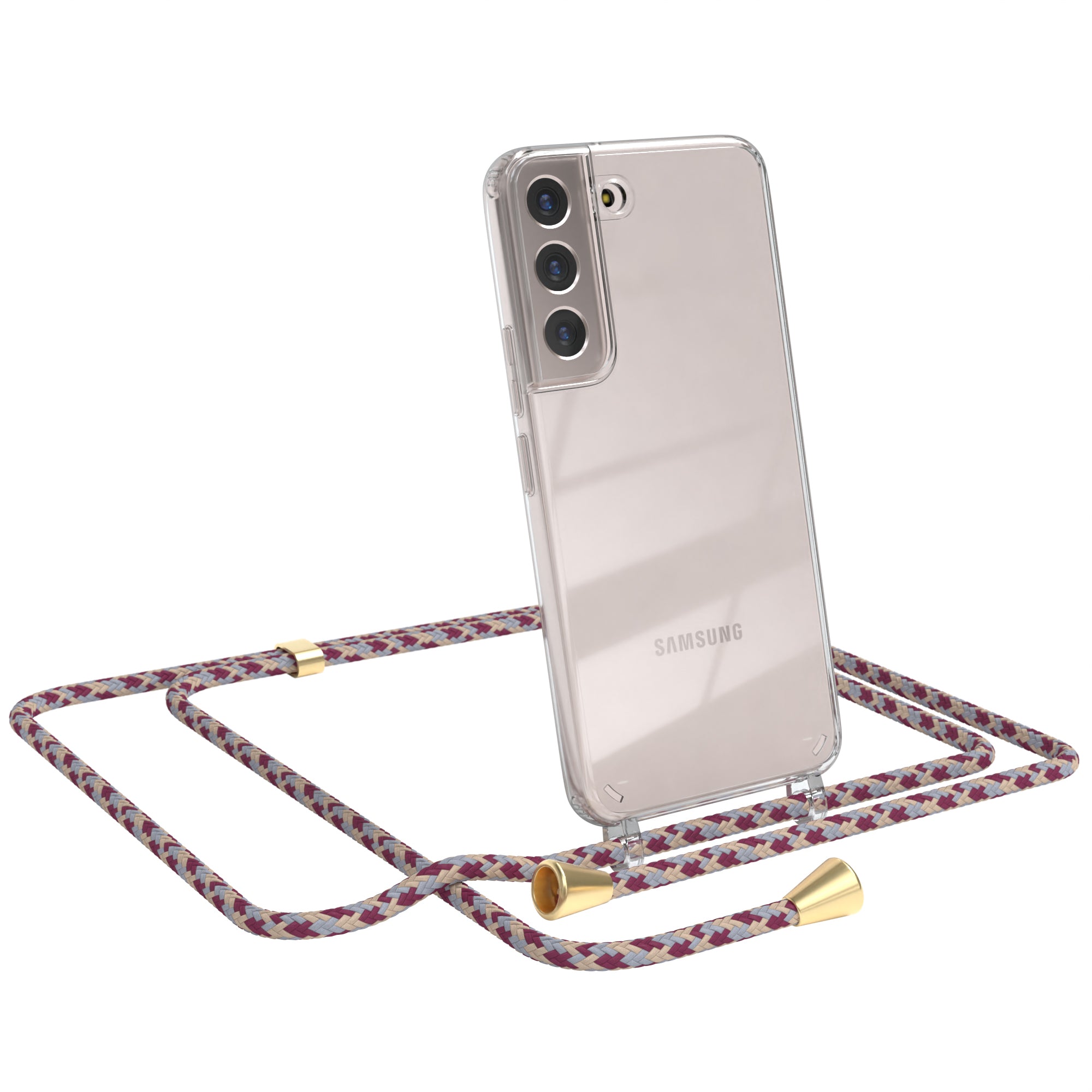 Galaxy S22 5G transparente Hülle + Kordel