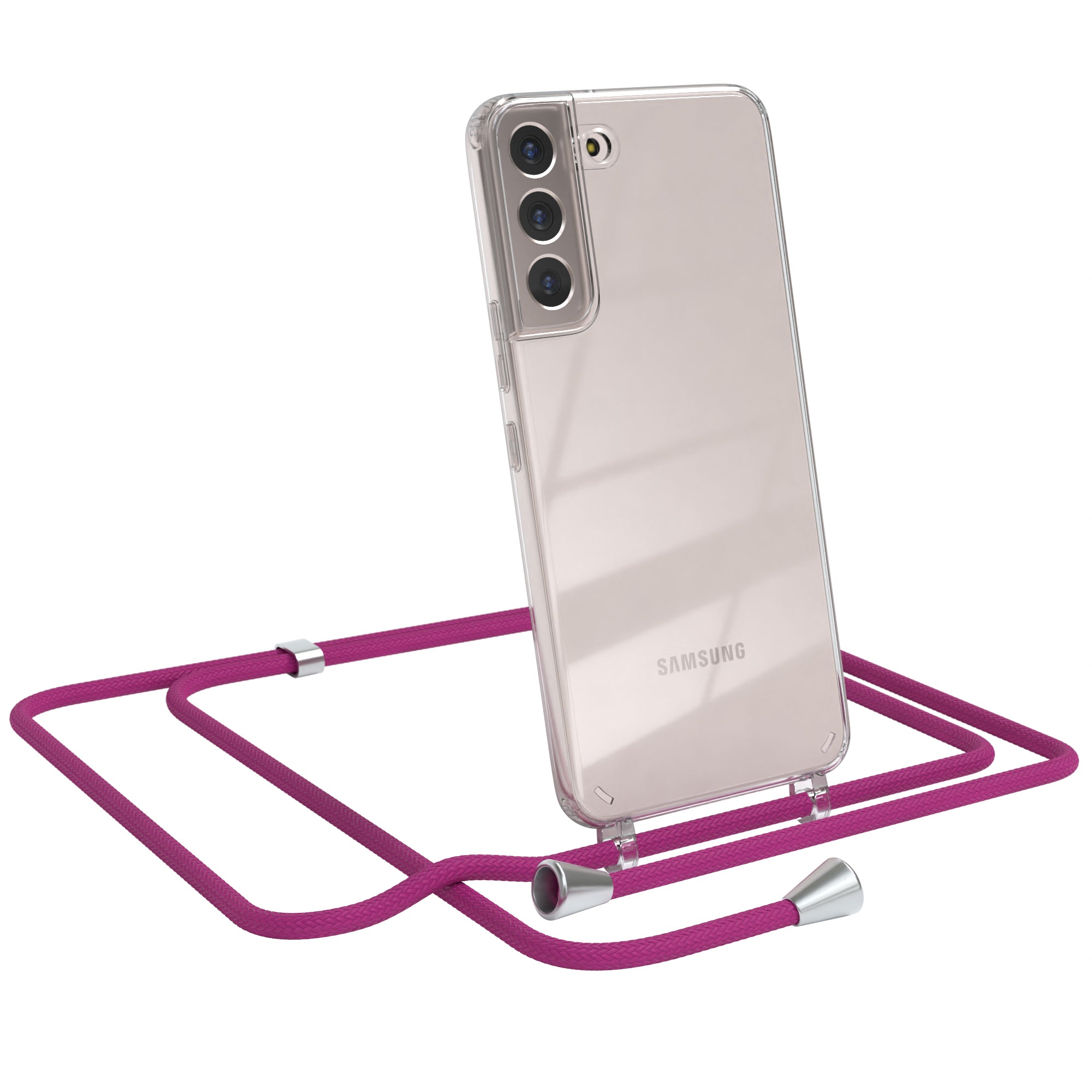 Galaxy S22 Plus 5G transparente Hülle + Kordel