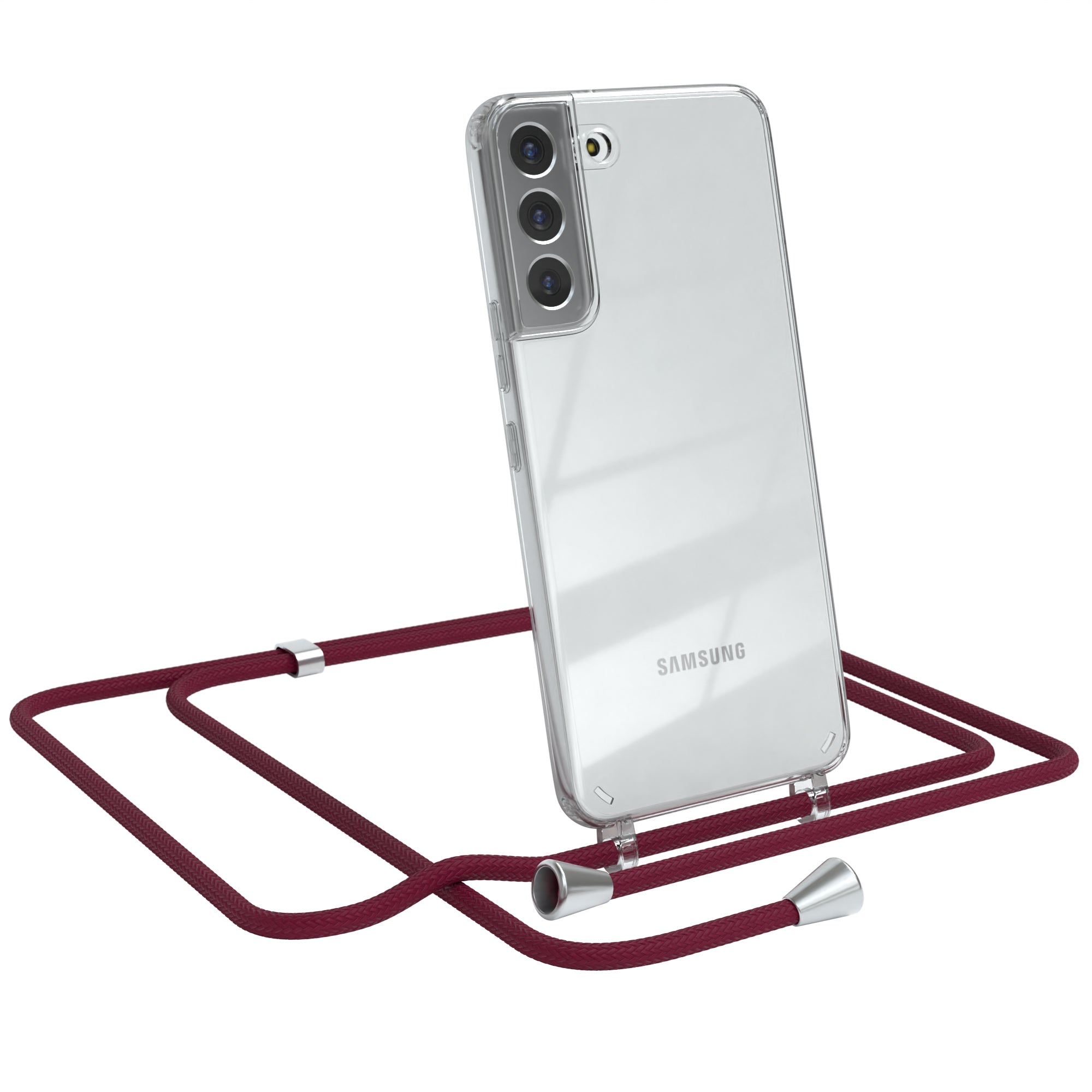Galaxy S22 Plus 5G transparente Hülle + Kordel