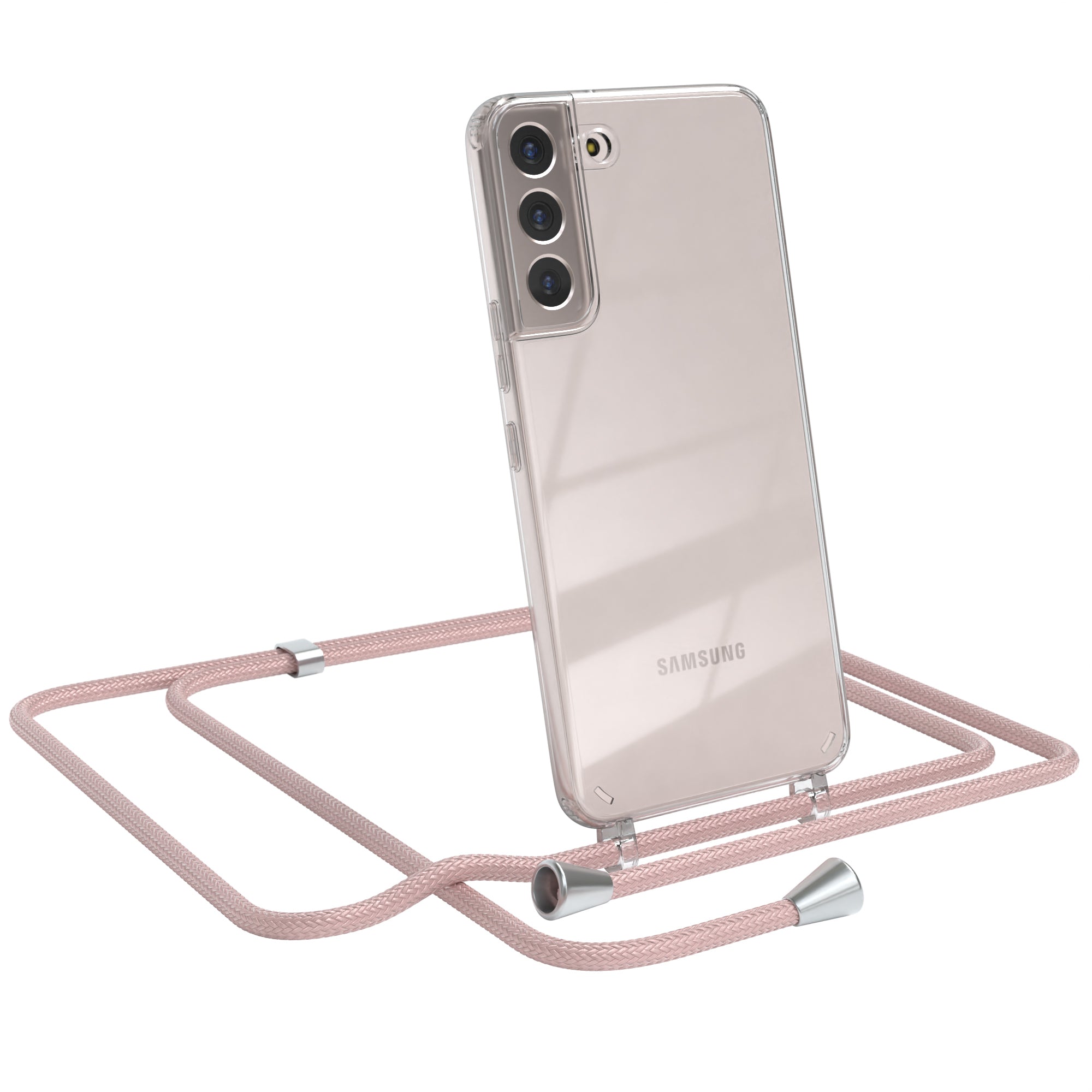 Galaxy S22 Plus 5G transparente Hülle + Kordel