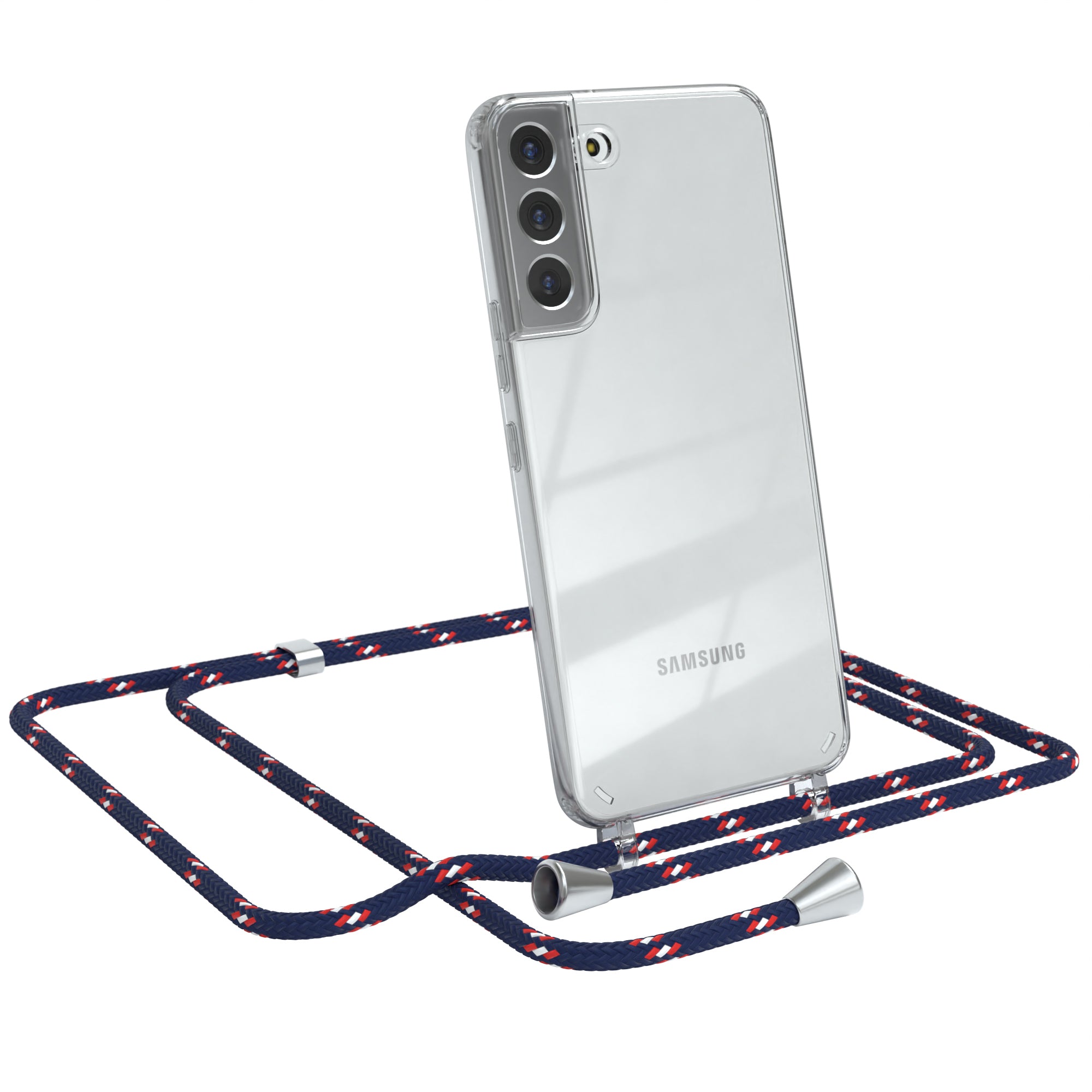 Galaxy S22 Plus 5G transparente Hülle + Kordel
