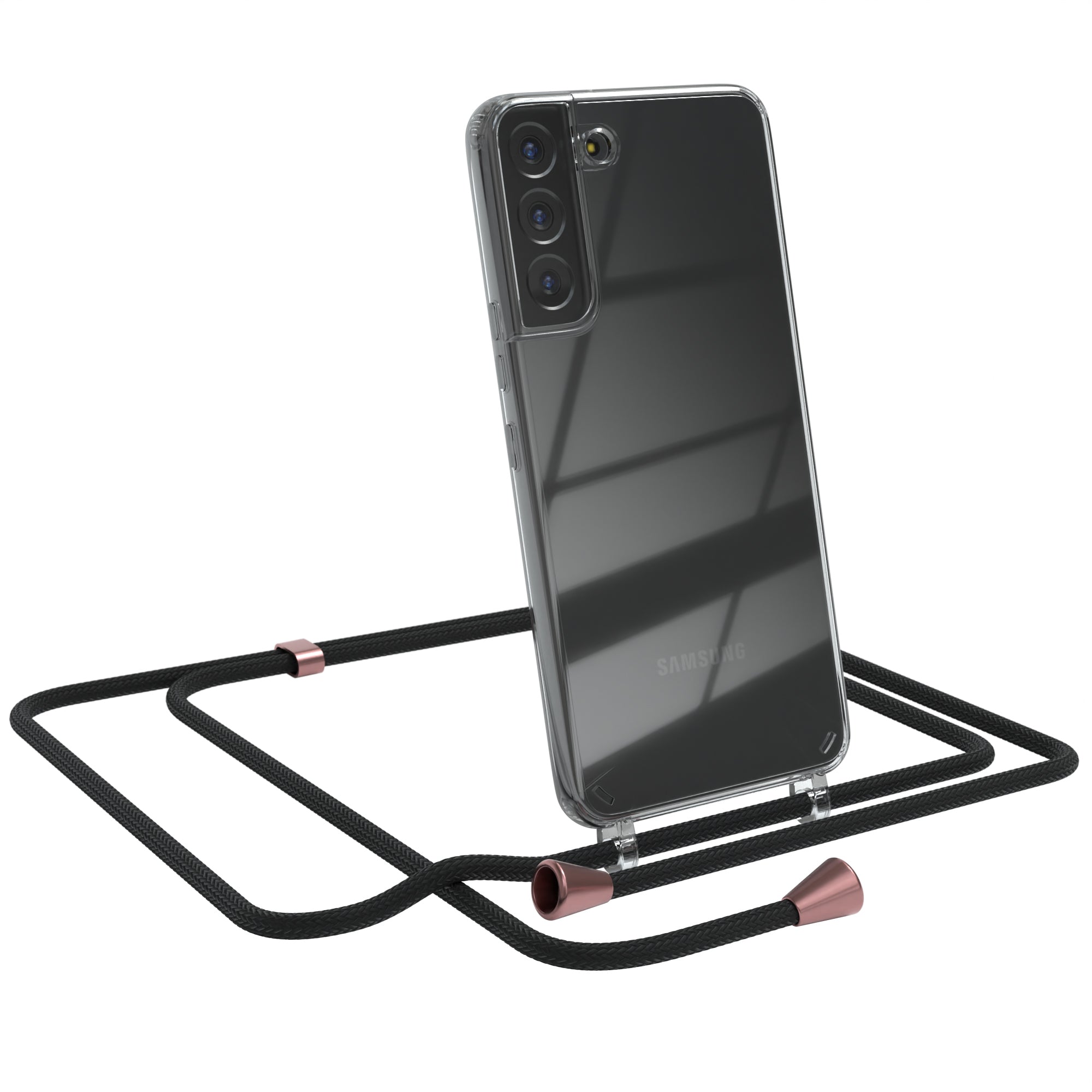 Galaxy S22 Plus 5G transparente Hülle + Kordel