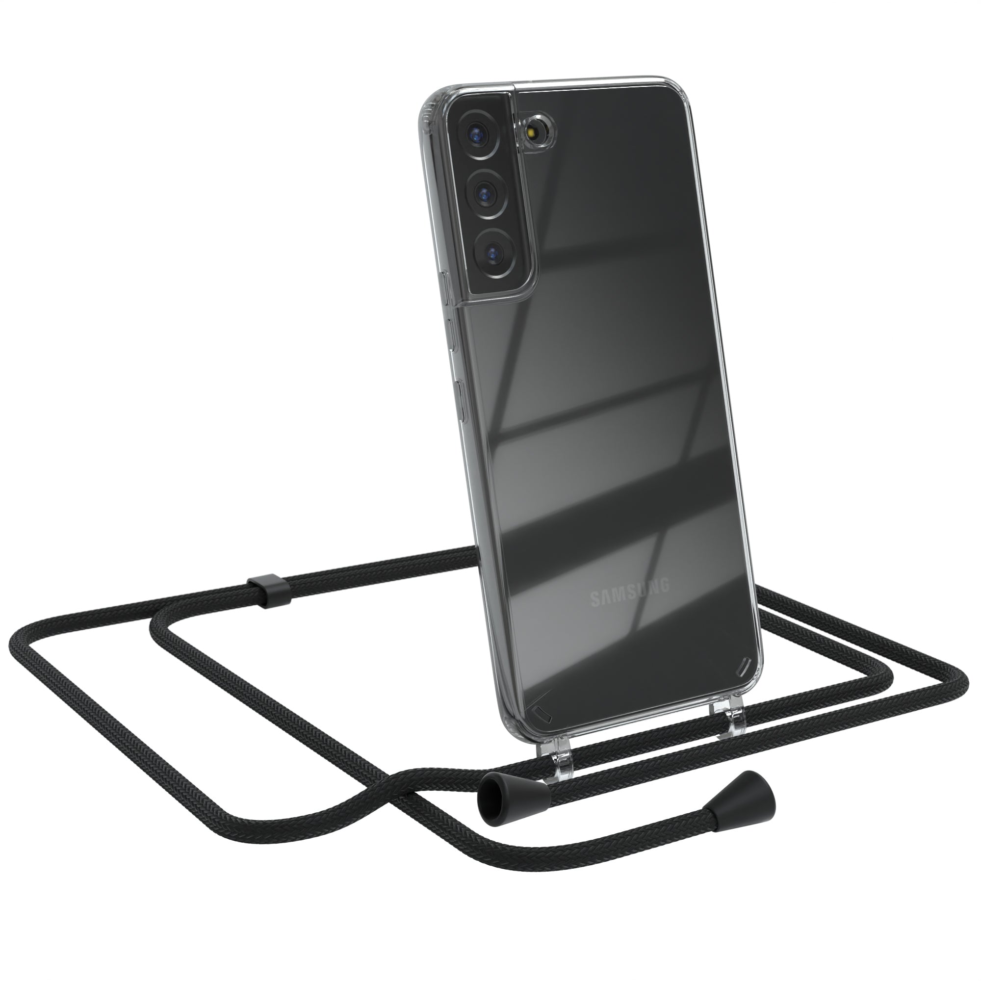 Galaxy S22 Plus 5G transparente Hülle + Kordel