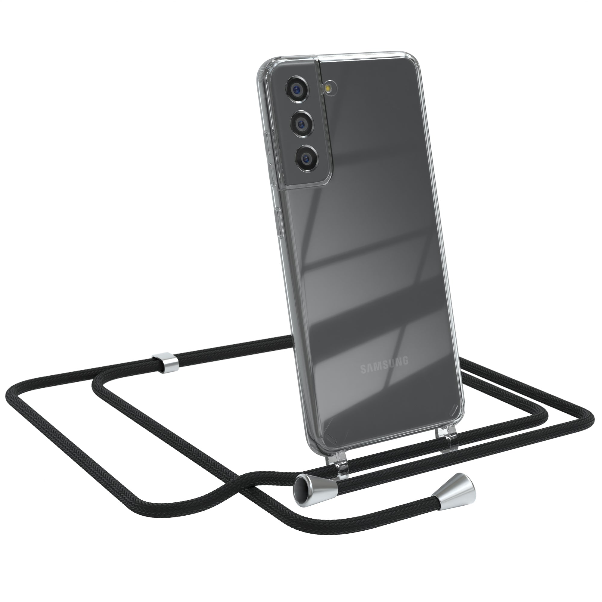 Galaxy S21 FE 5G transparente Hülle + Kordel