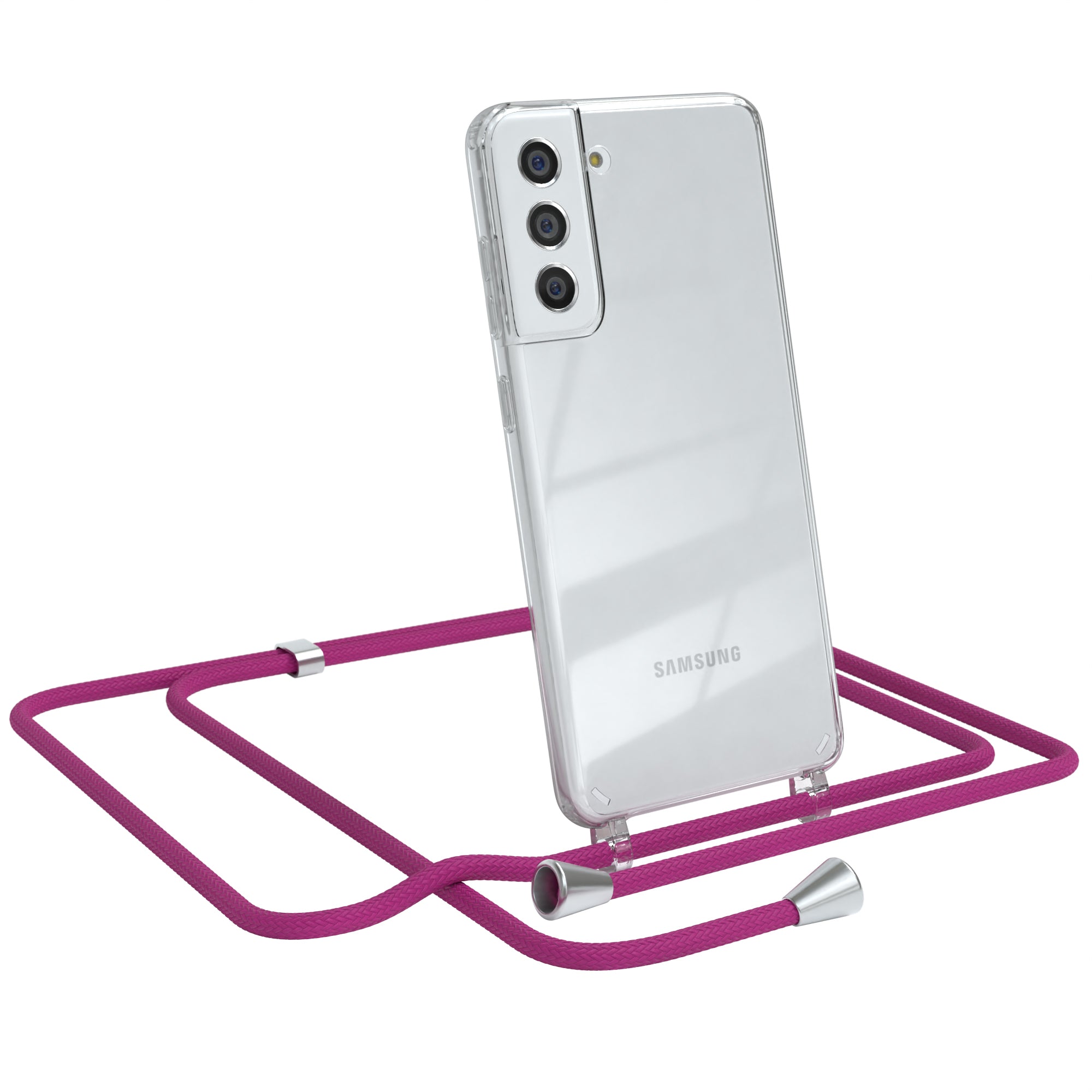 Galaxy S21 FE 5G transparente Hülle + Kordel