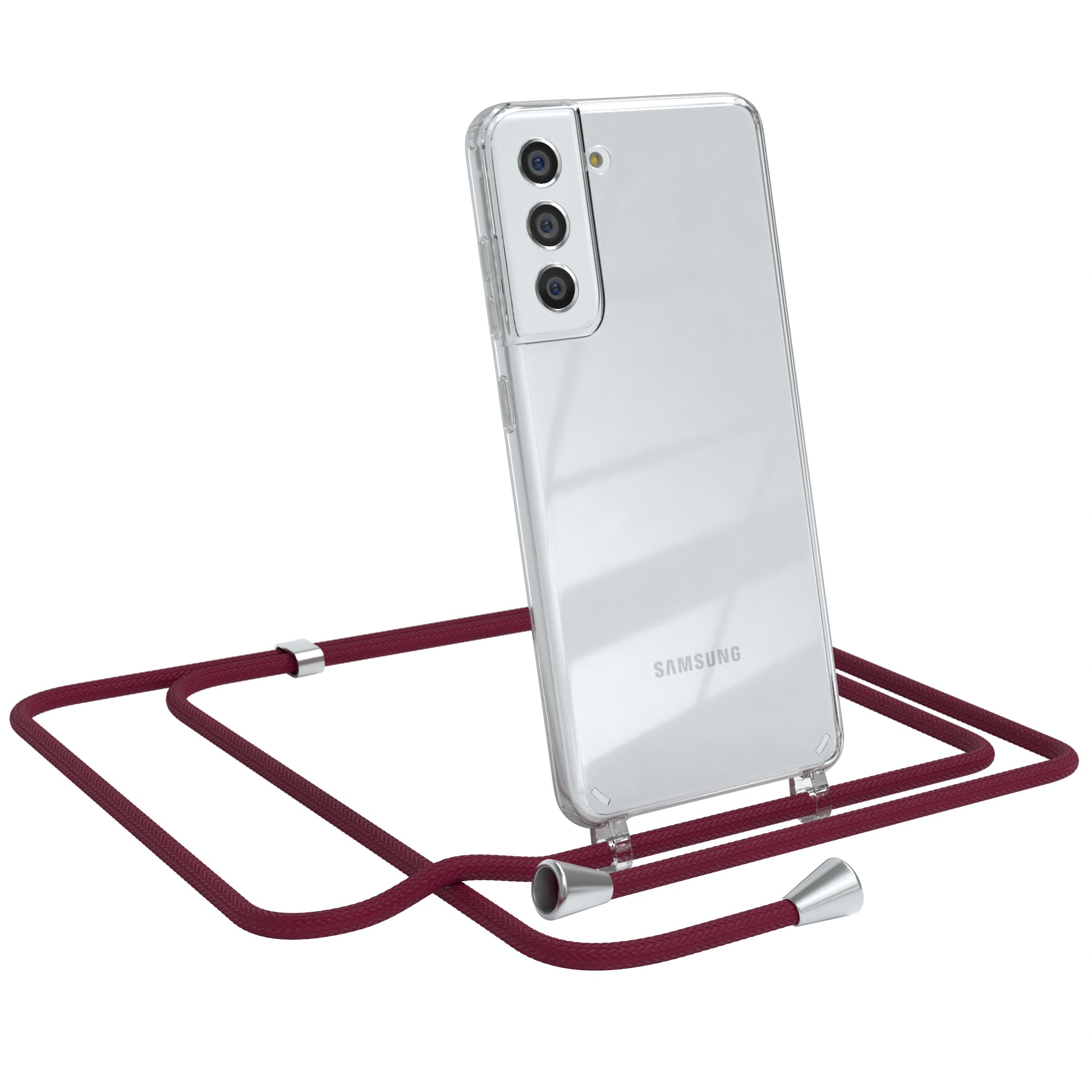 Galaxy S21 FE 5G transparente Hülle + Kordel