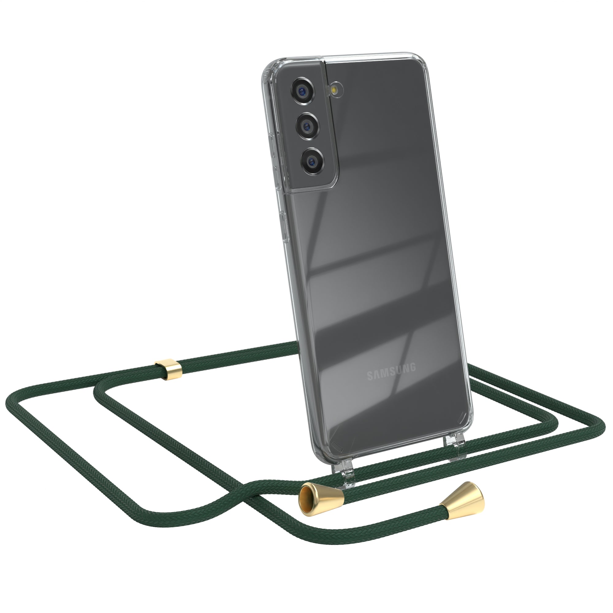 Galaxy S21 FE 5G transparente Hülle + Kordel