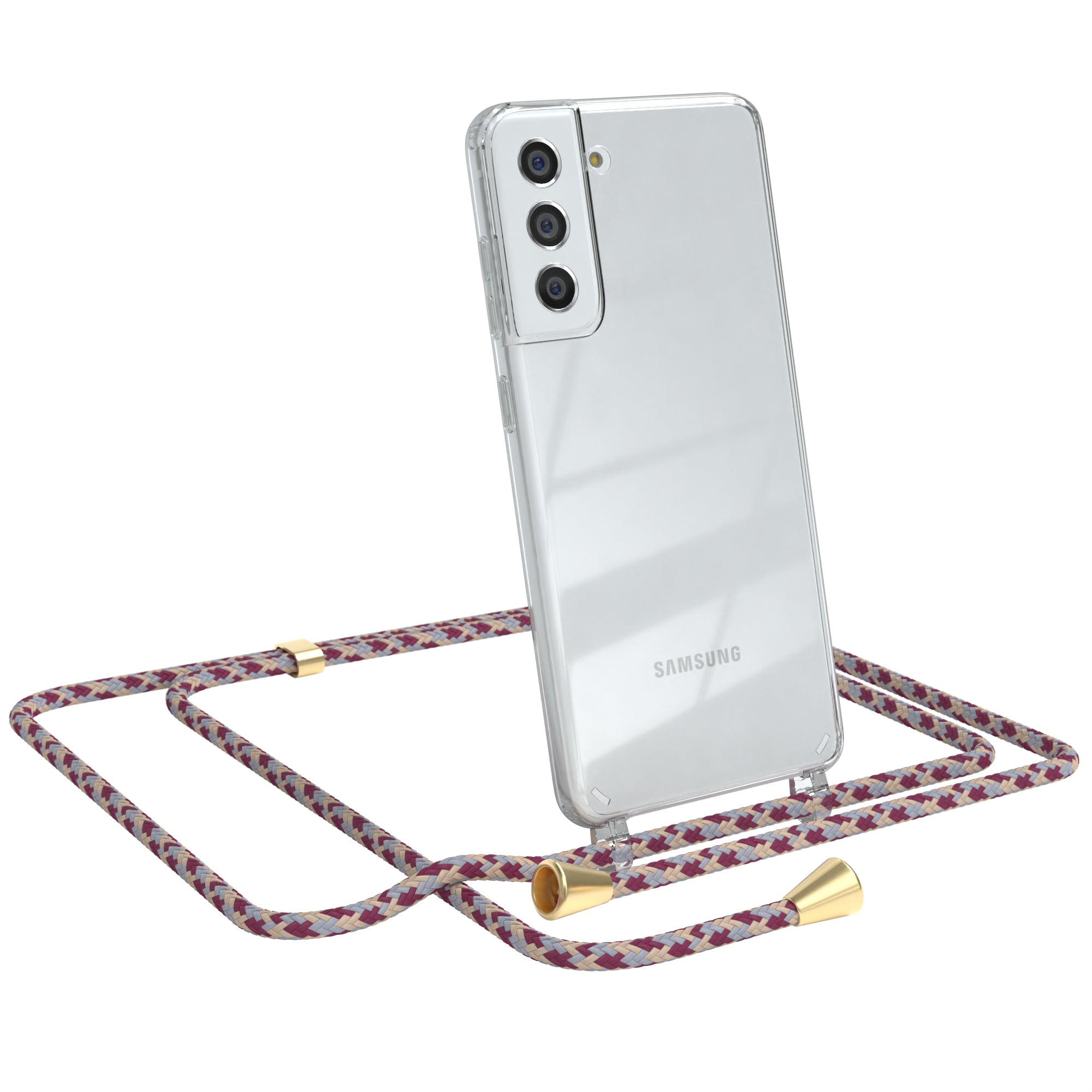 Galaxy S21 FE 5G transparente Hülle + Kordel