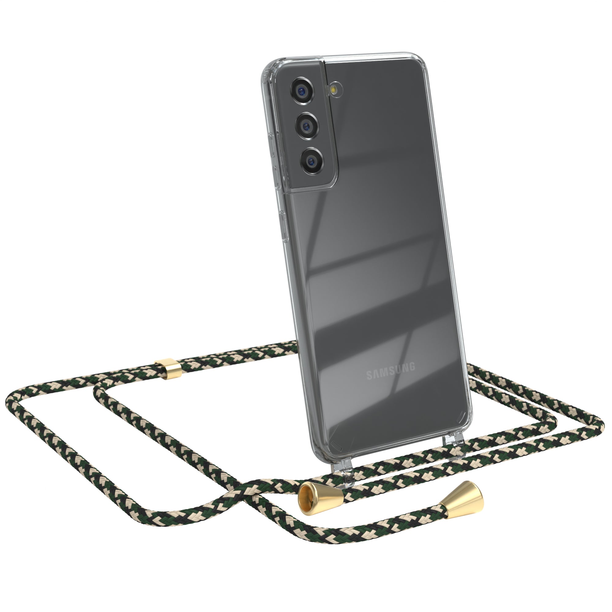 Galaxy S21 FE 5G transparente Hülle + Kordel