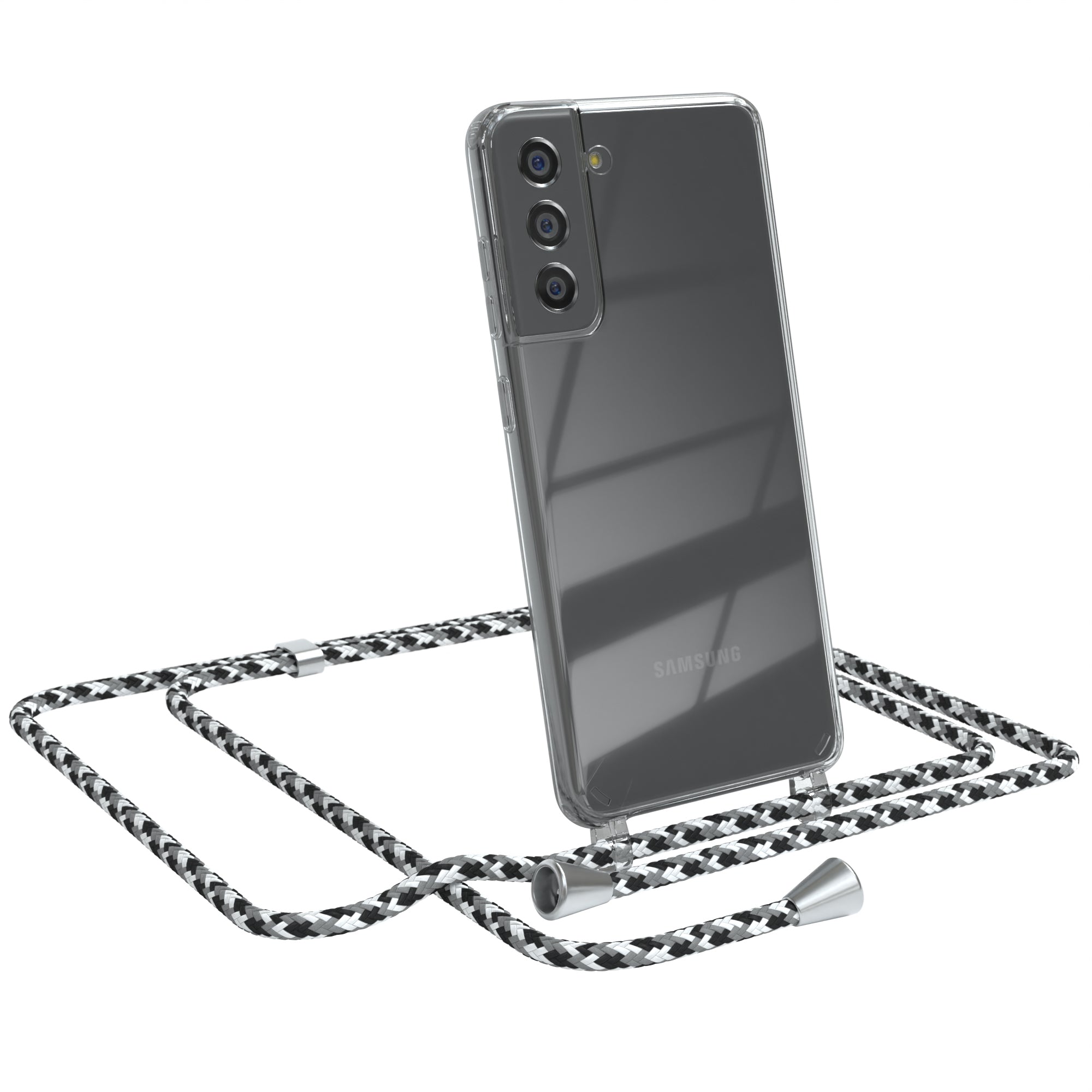 Galaxy S21 FE 5G transparente Hülle + Kordel