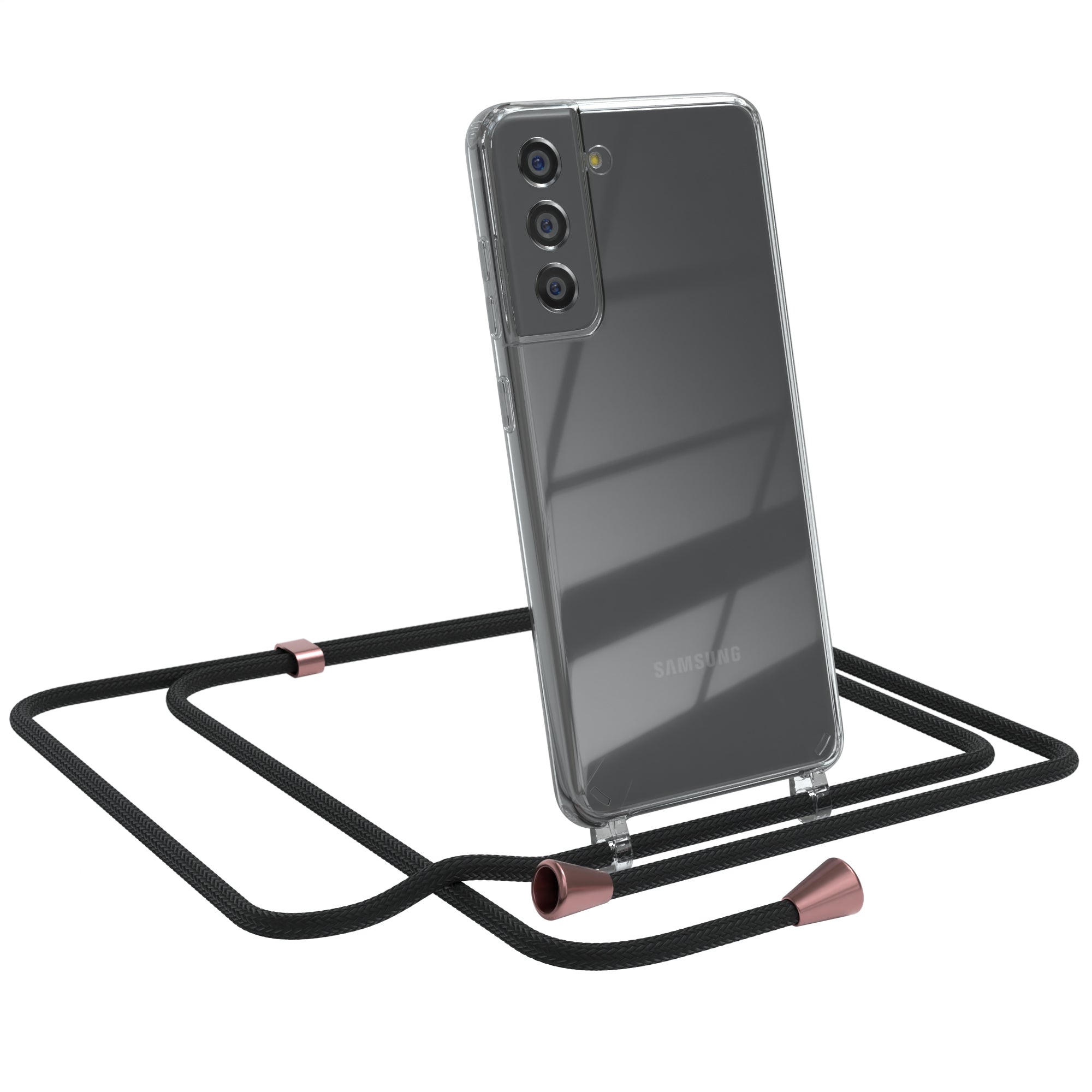 Galaxy S21 FE 5G transparente Hülle + Kordel