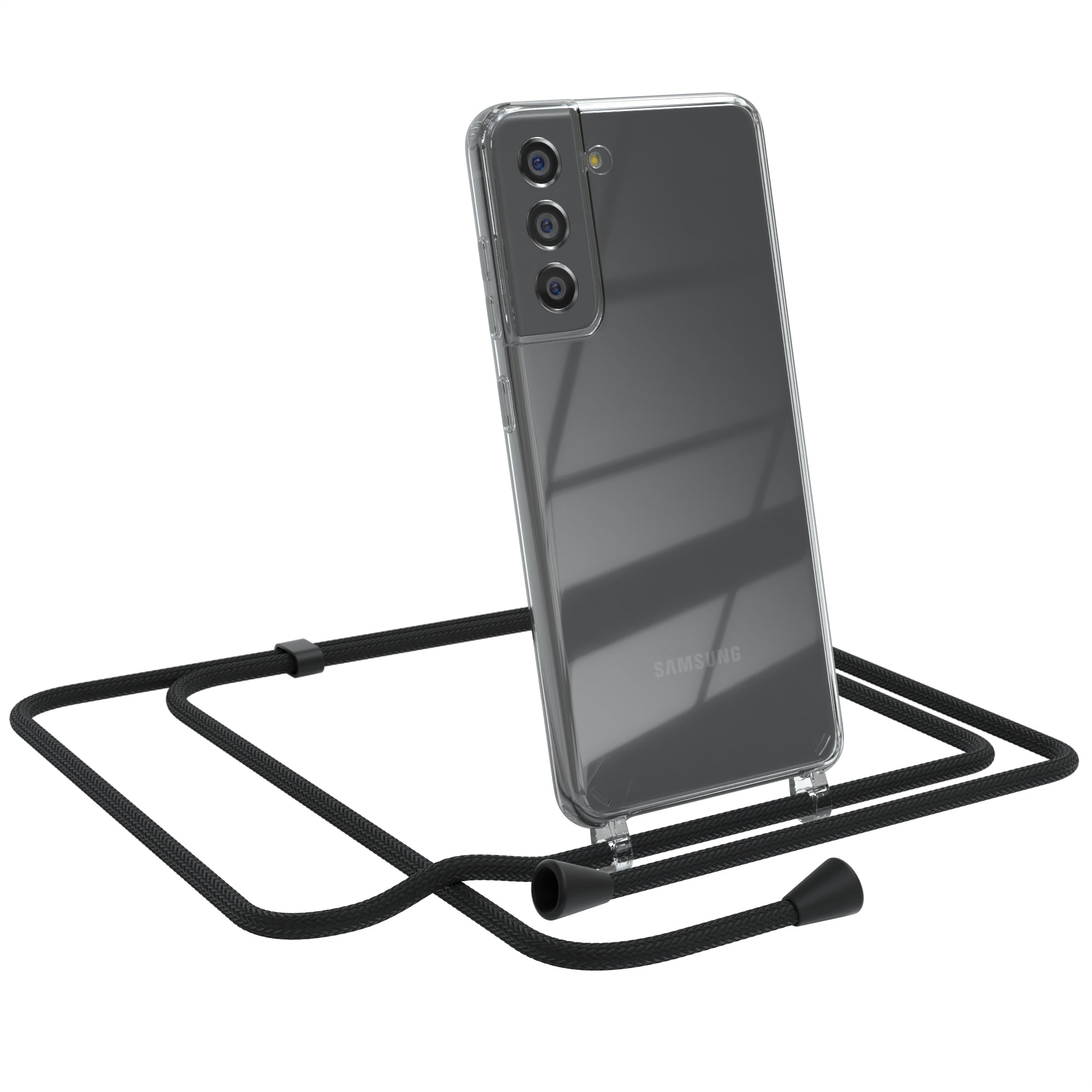 Galaxy S21 FE 5G transparente Hülle + Kordel