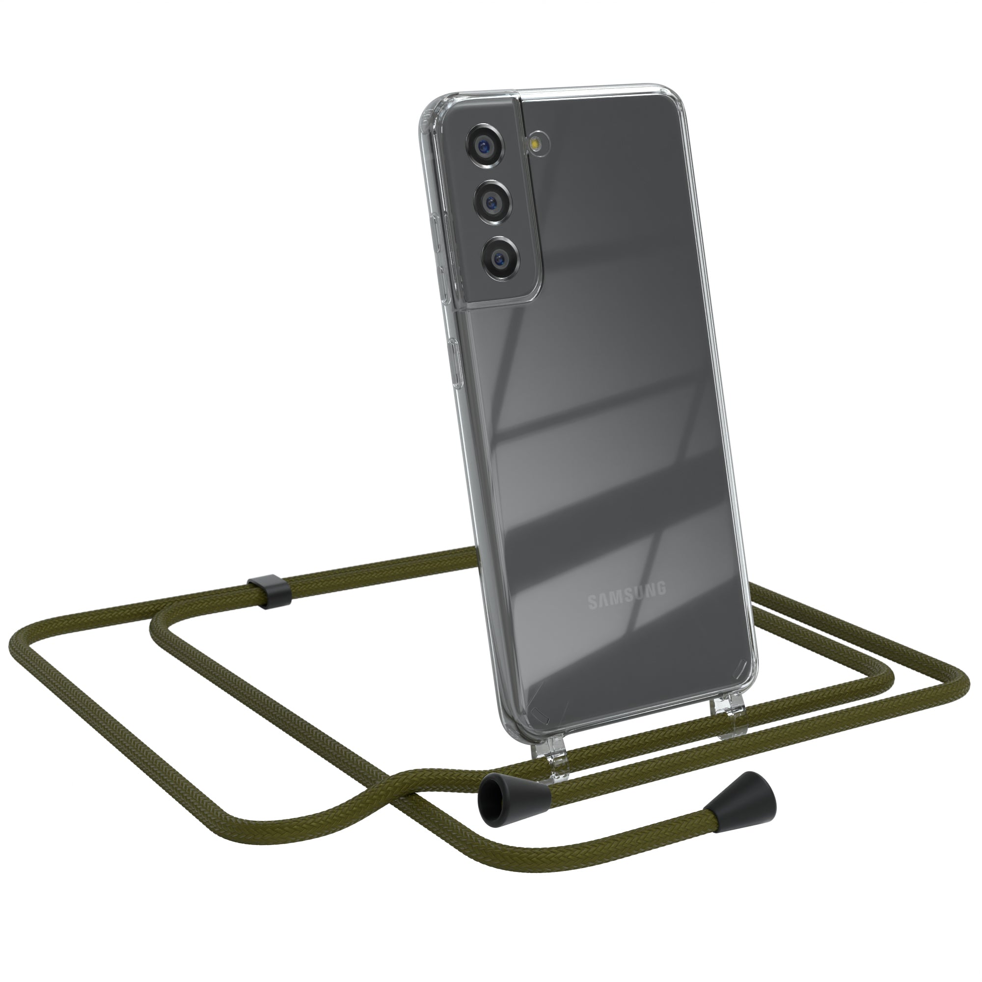 Galaxy S21 FE 5G transparente Hülle + Kordel