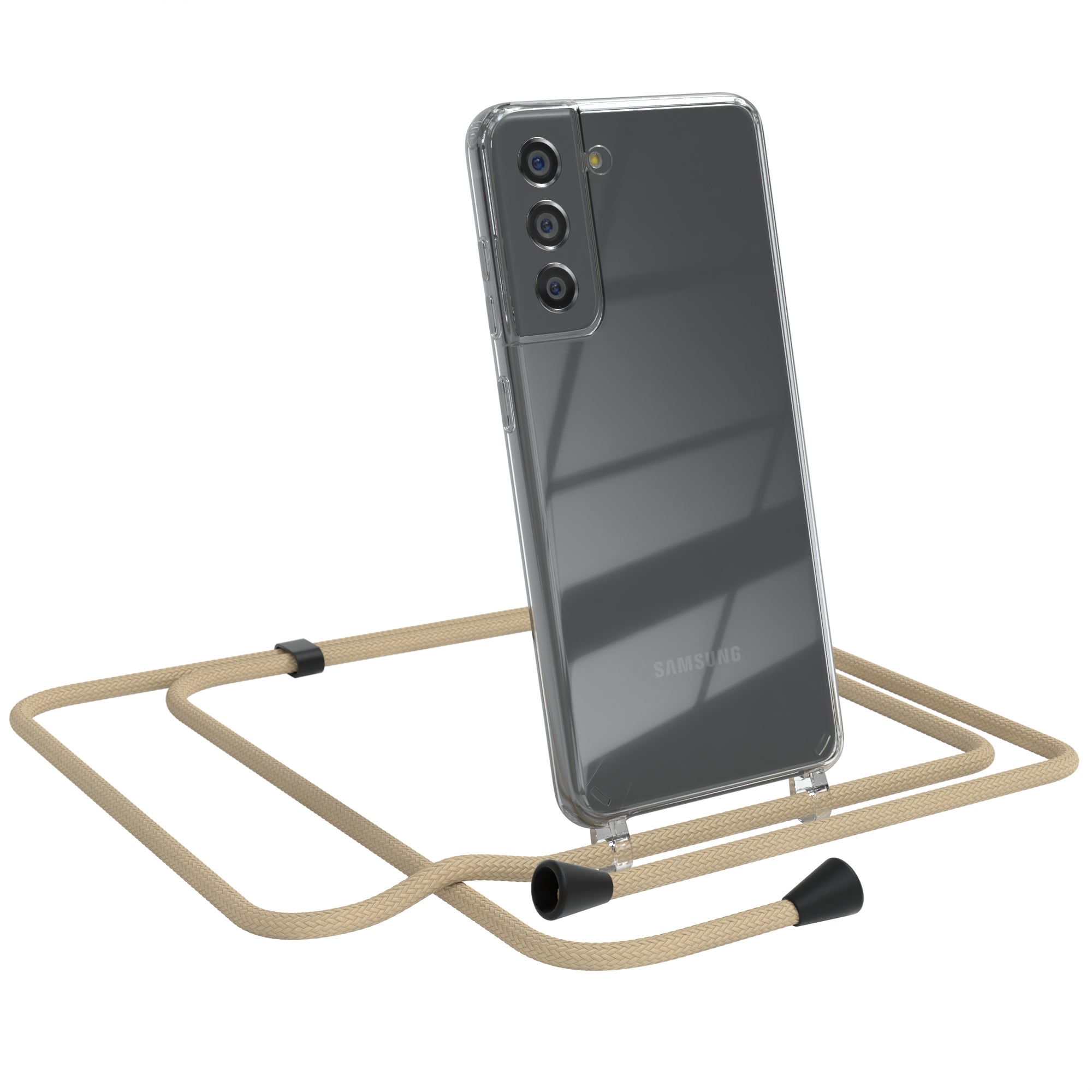 Galaxy S21 FE 5G transparente Hülle + Kordel