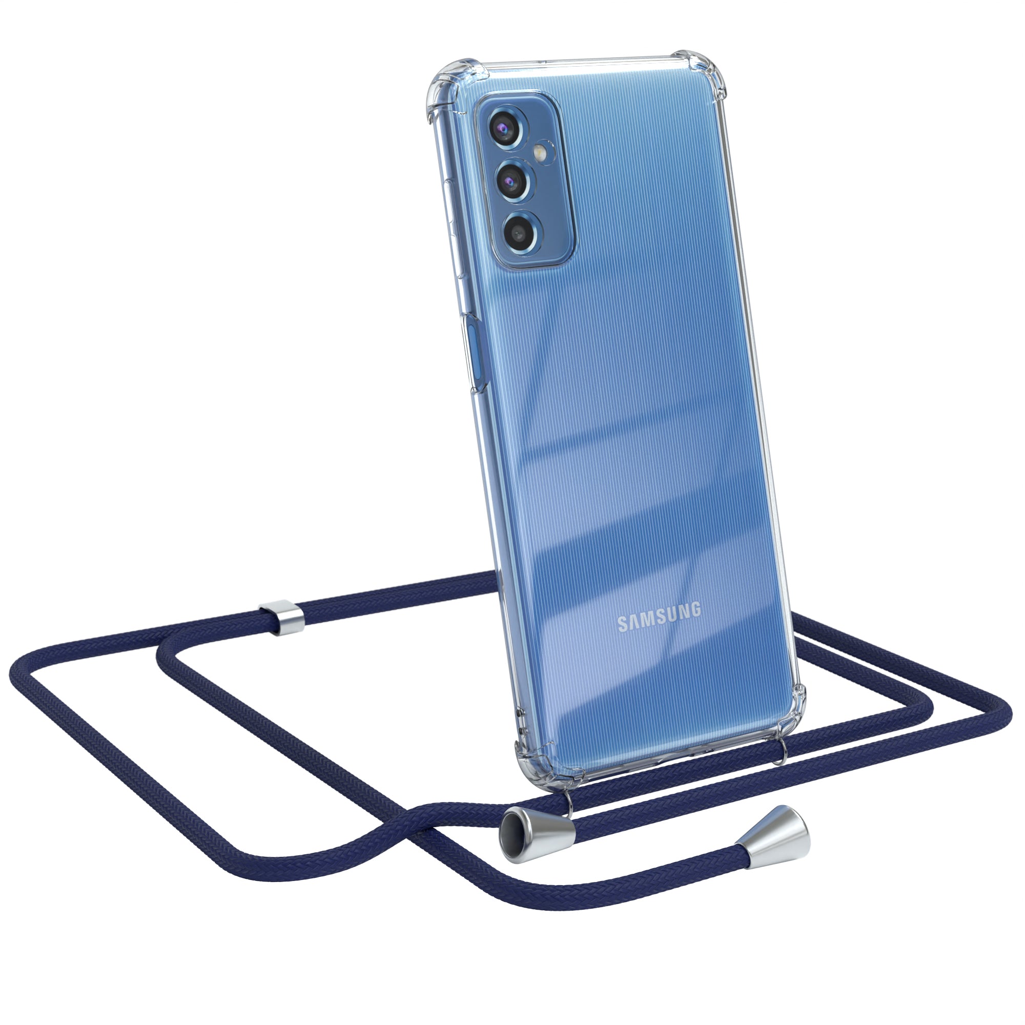 Galaxy M52 5G transparente Hülle + Kordel
