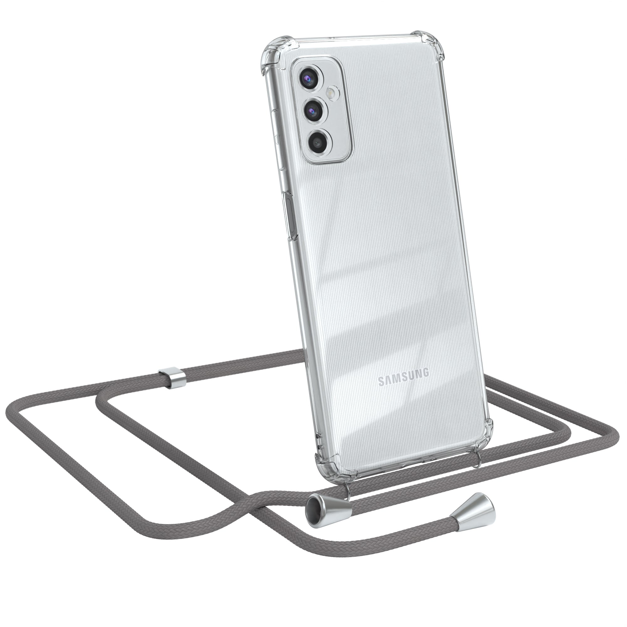 Galaxy M52 5G transparente Hülle + Kordel