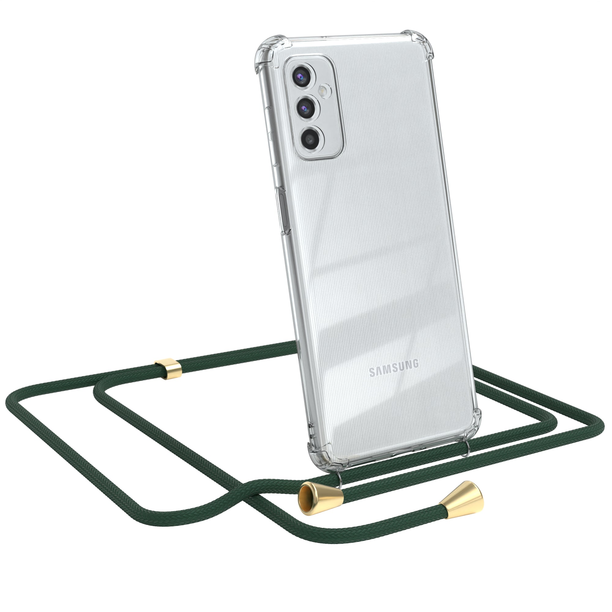 Galaxy M52 5G transparente Hülle + Kordel