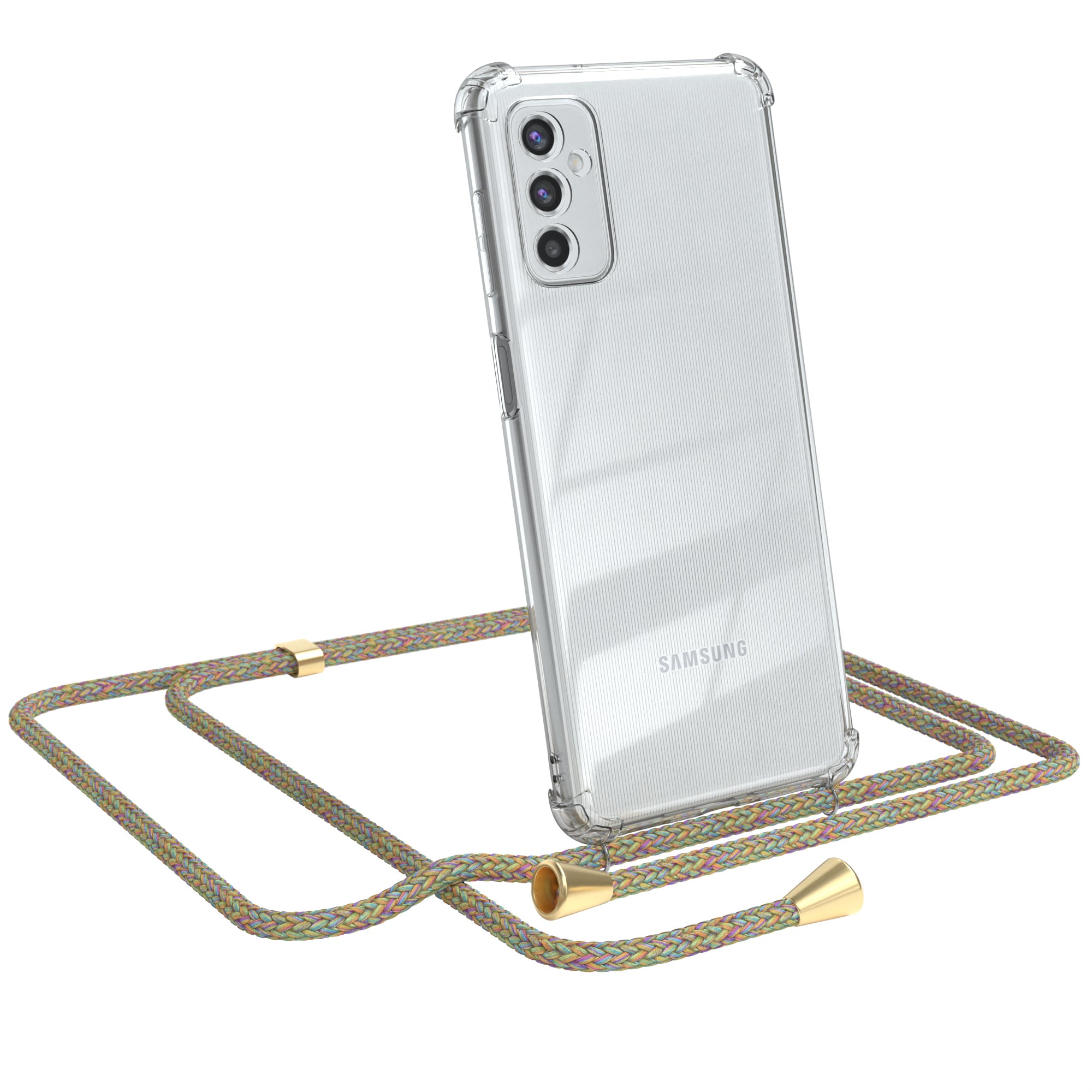 Galaxy M52 5G transparente Hülle + Kordel