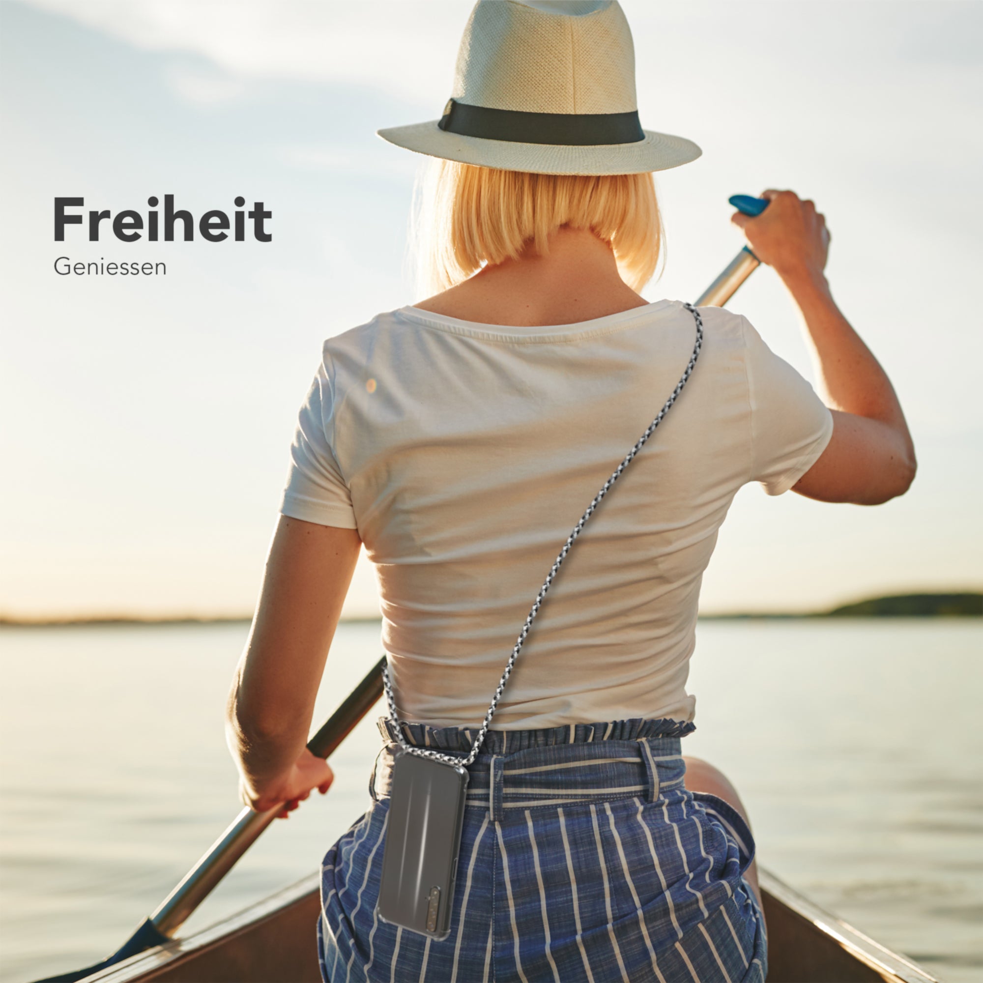 Honor 20 transparente Hülle + Kordel