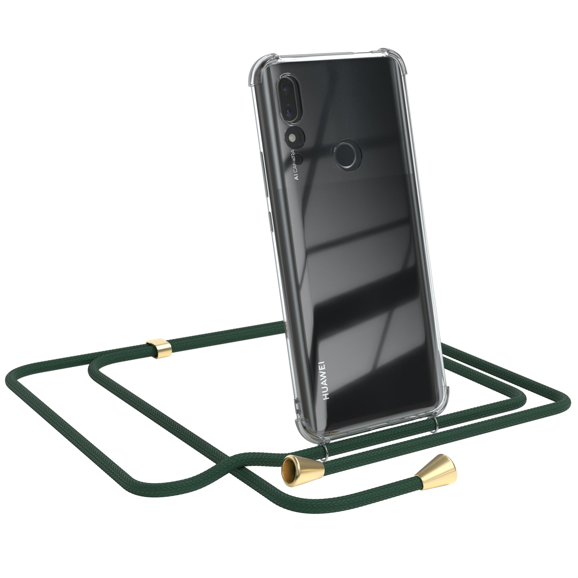 Huawei P Smart Z / Y9 Prime (2019) transparente Hülle + Kordel