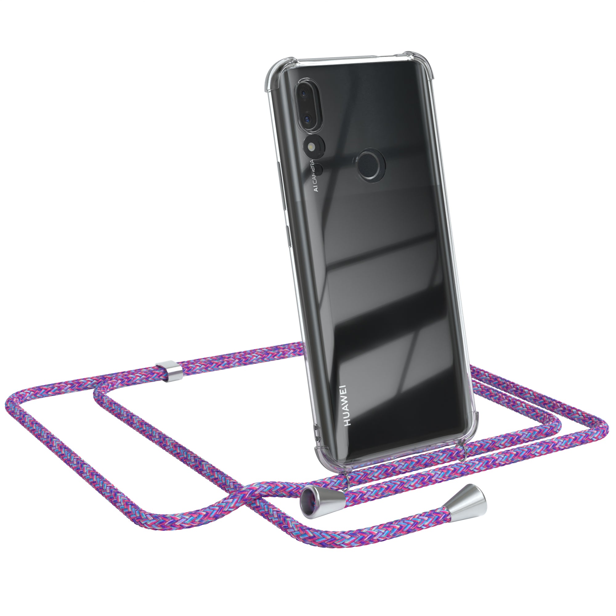 Huawei P Smart Z / Y9 Prime (2019) transparente Hülle + Kordel