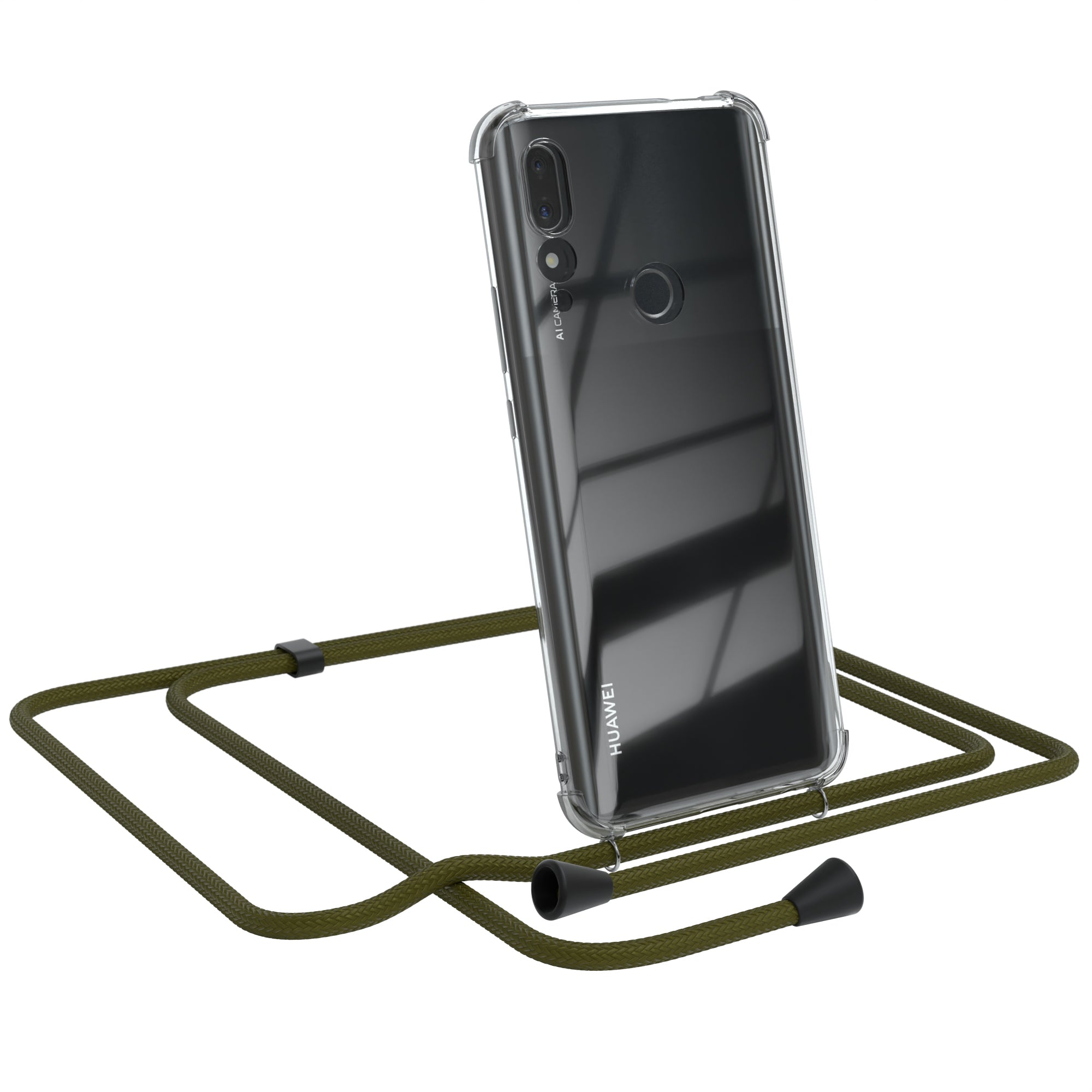 Huawei P Smart Z / Y9 Prime (2019) transparente Hülle + Kordel