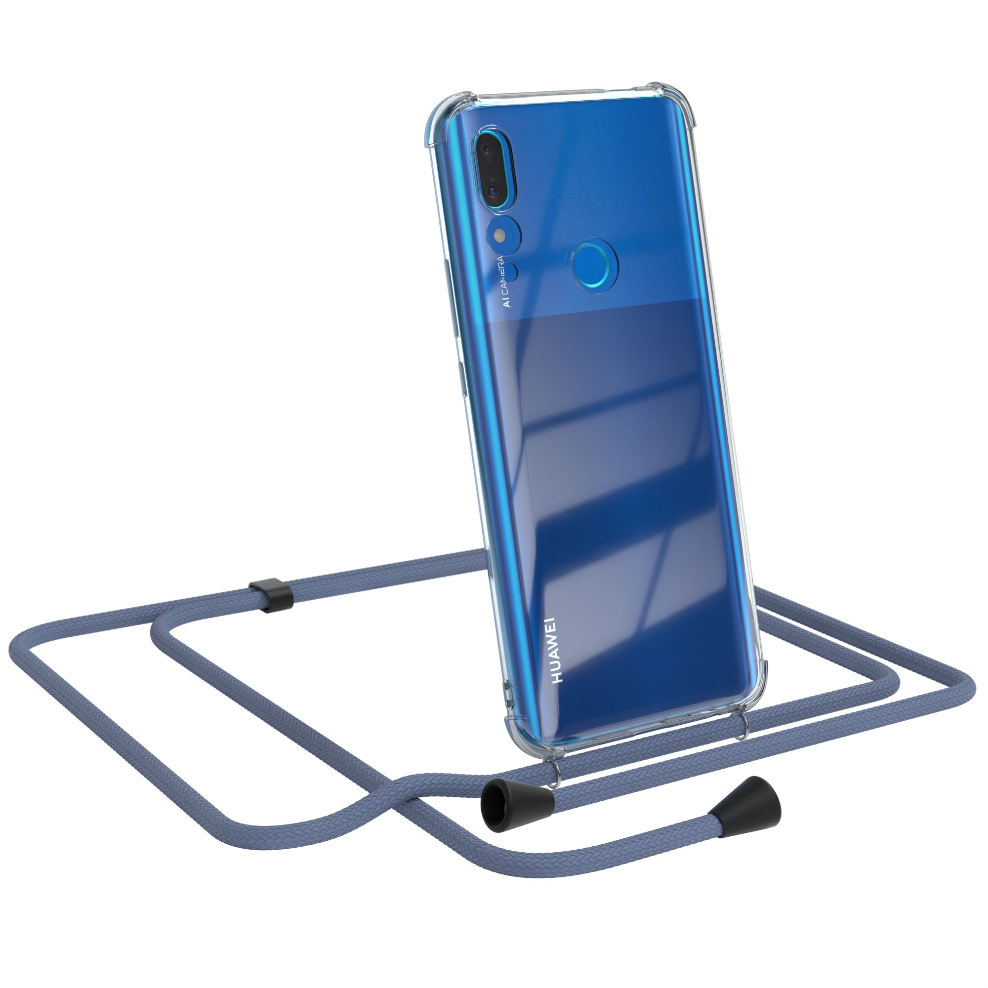 Huawei P Smart Z / Y9 Prime (2019) transparente Hülle + Kordel