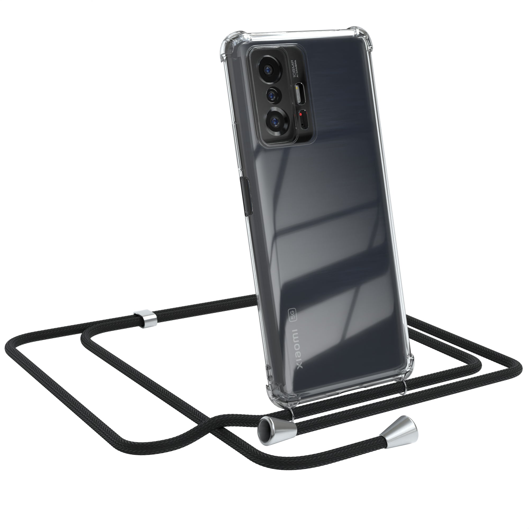 Xiaomi 11T / 11T Pro 5G transparente Hülle + Kordel
