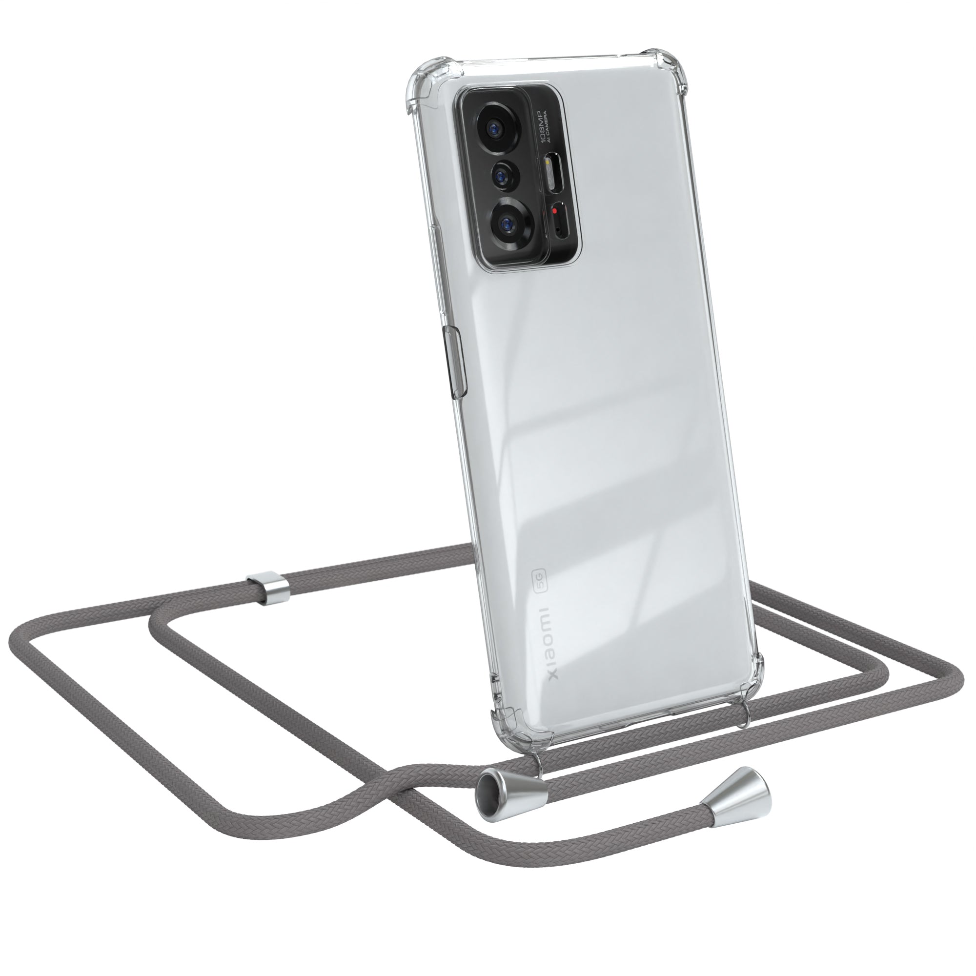 Xiaomi 11T / 11T Pro 5G transparente Hülle + Kordel