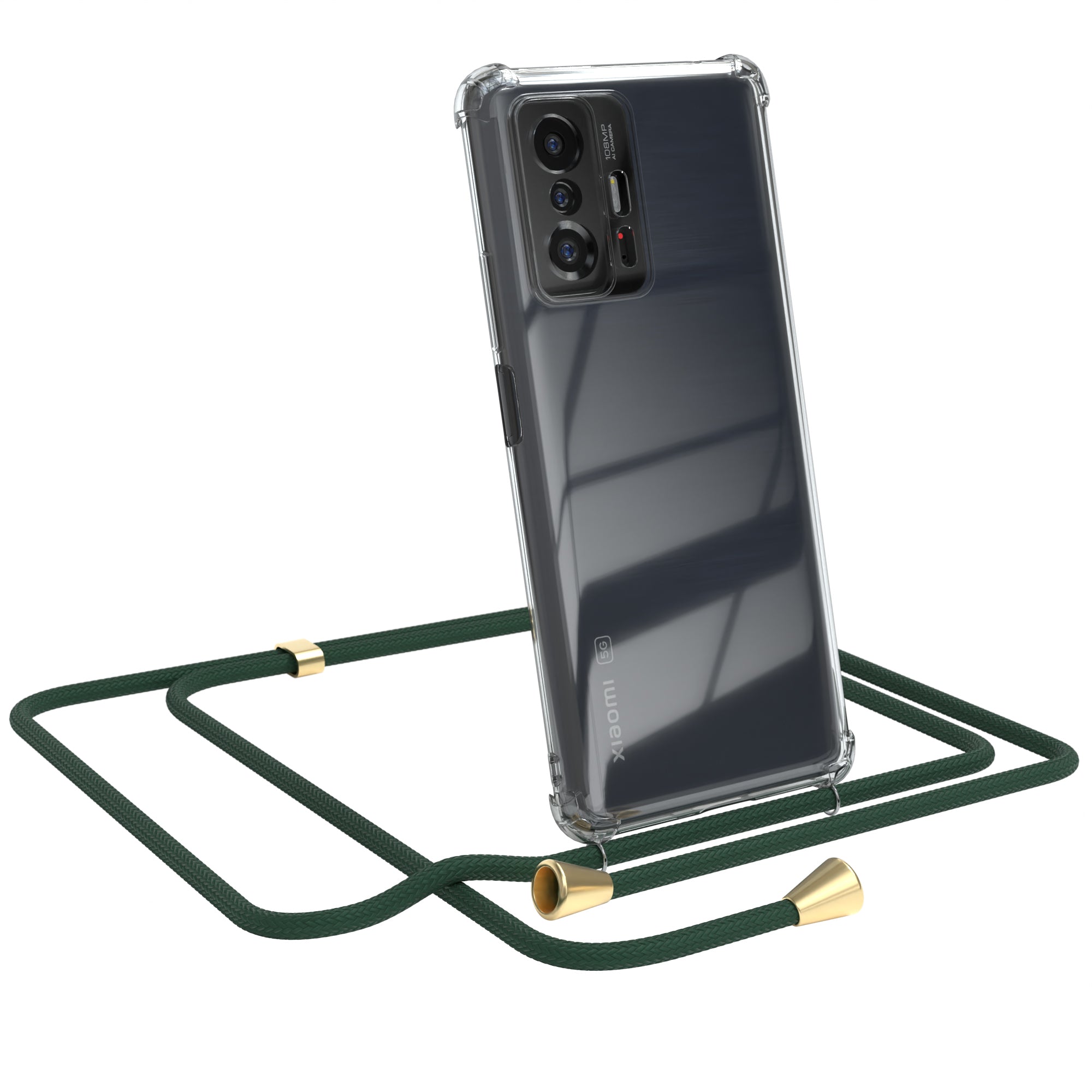 Xiaomi 11T / 11T Pro 5G transparente Hülle + Kordel