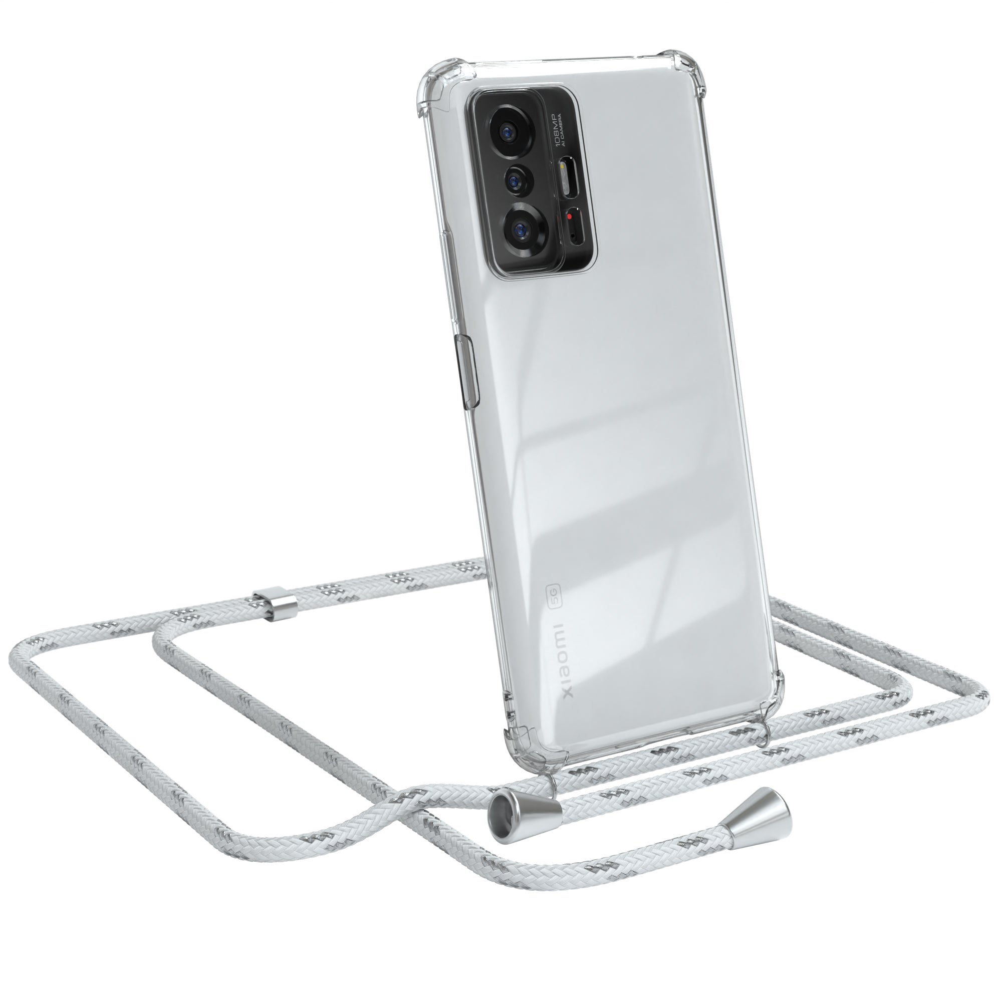 Xiaomi 11T / 11T Pro 5G transparente Hülle + Kordel