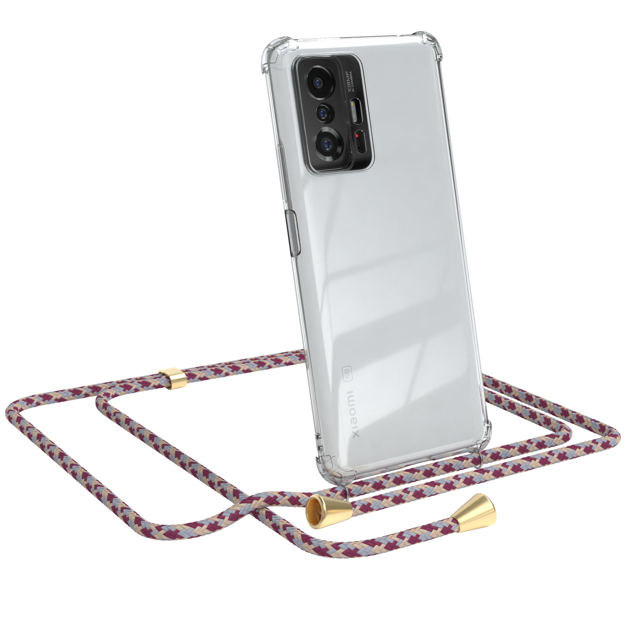 Xiaomi 11T / 11T Pro 5G transparente Hülle + Kordel