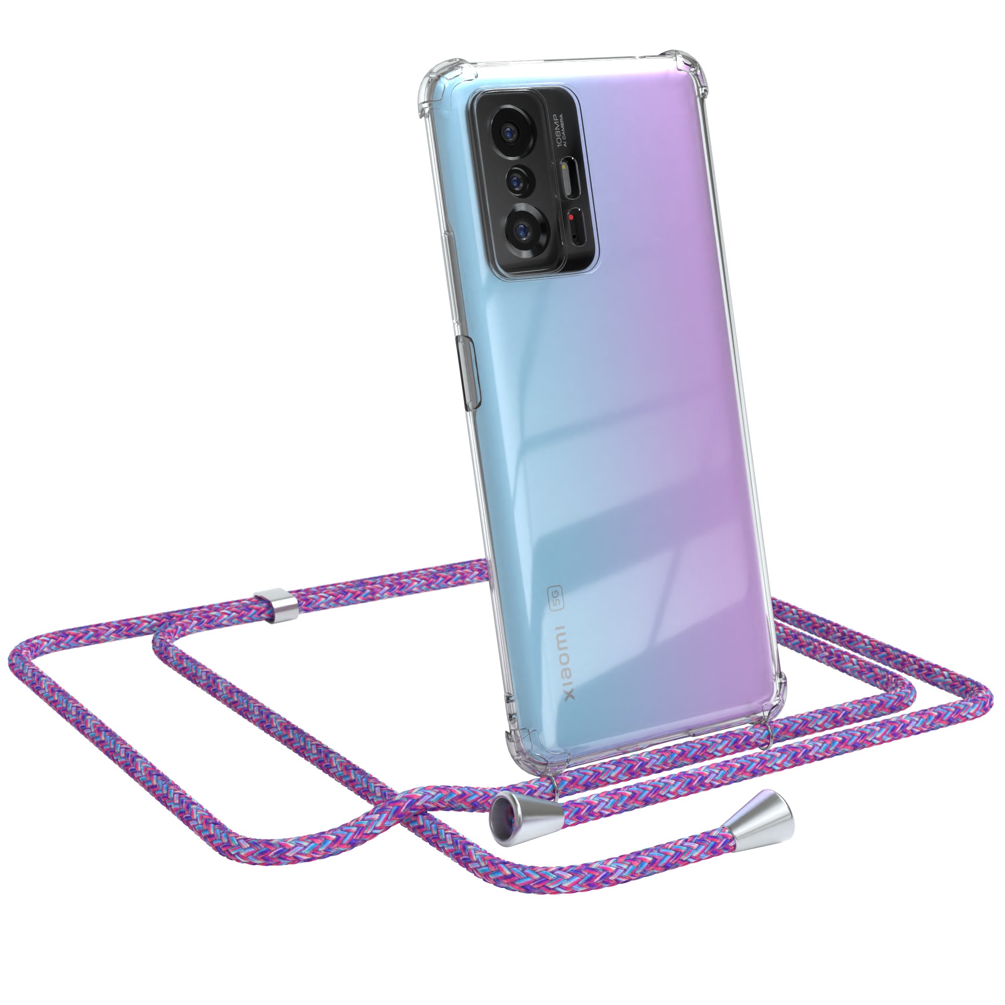 Xiaomi 11T / 11T Pro 5G transparente Hülle + Kordel