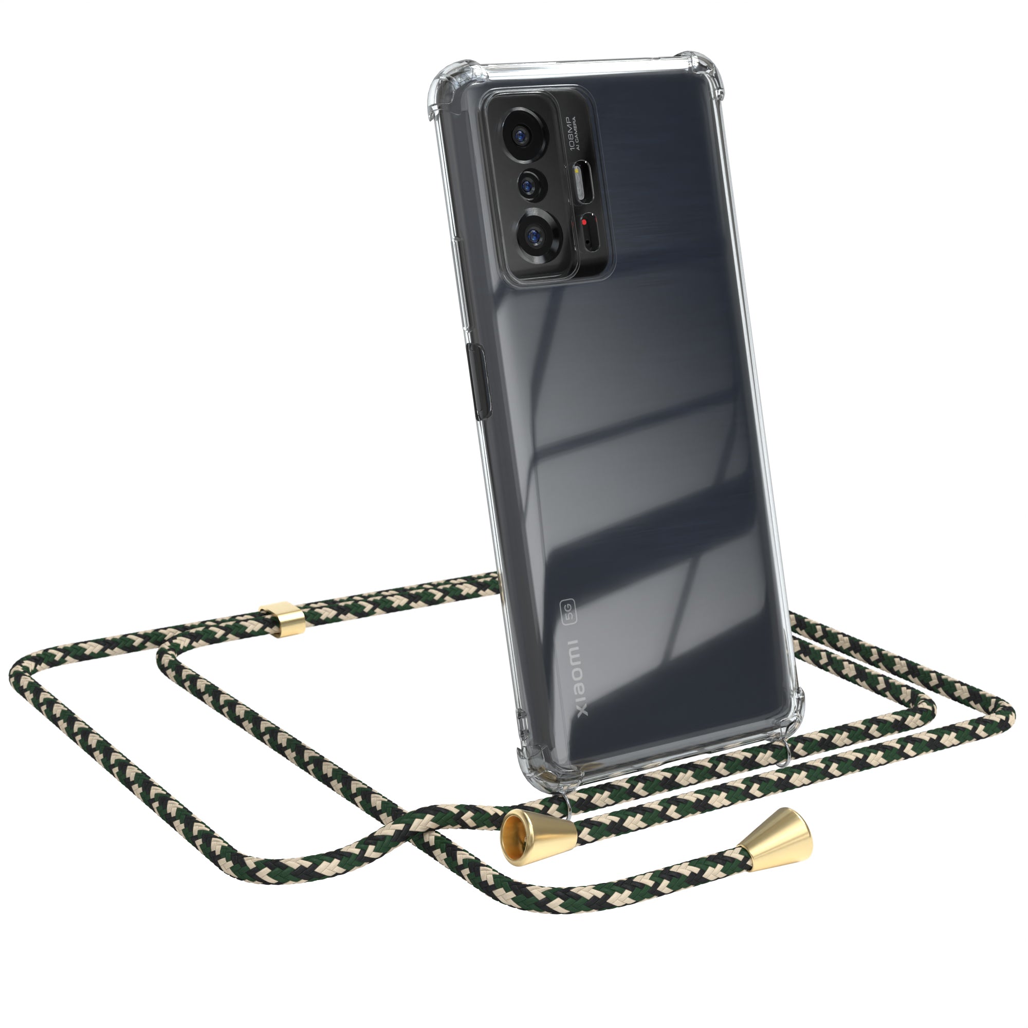 Xiaomi 11T / 11T Pro 5G transparente Hülle + Kordel