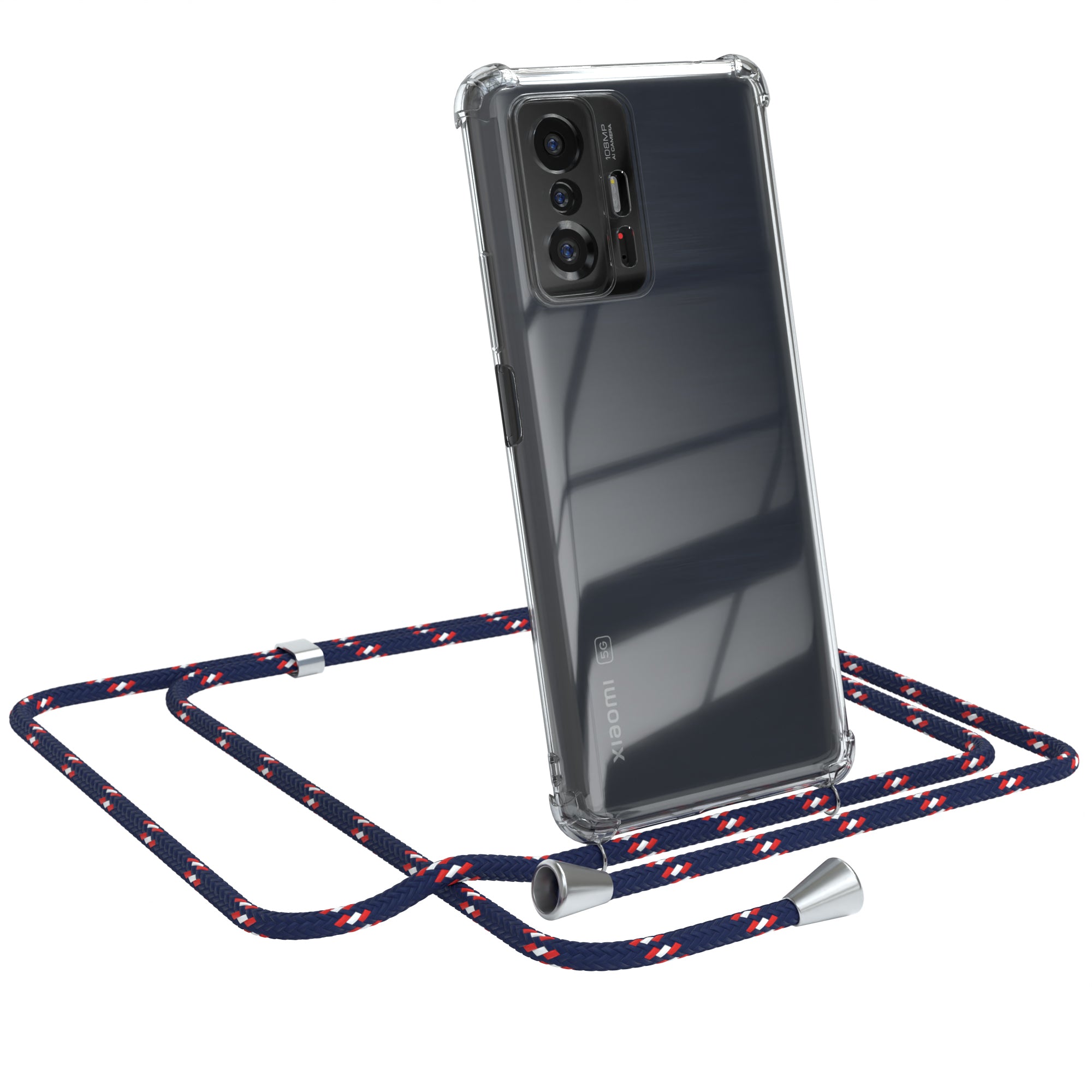 Xiaomi 11T / 11T Pro 5G transparente Hülle + Kordel