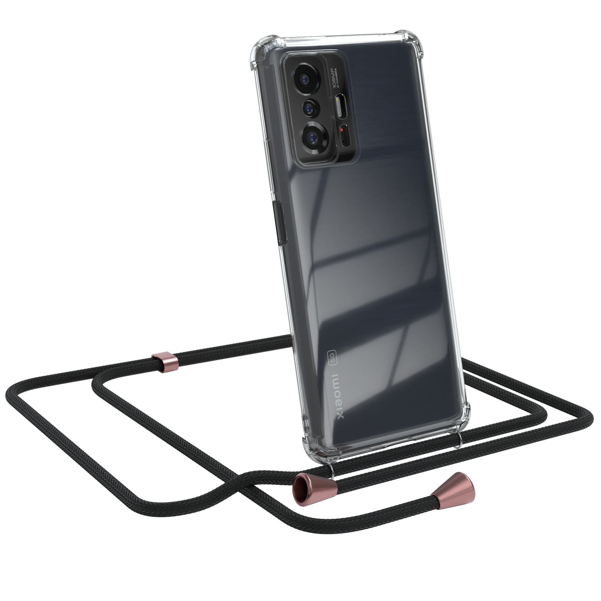 Xiaomi 11T / 11T Pro 5G transparente Hülle + Kordel