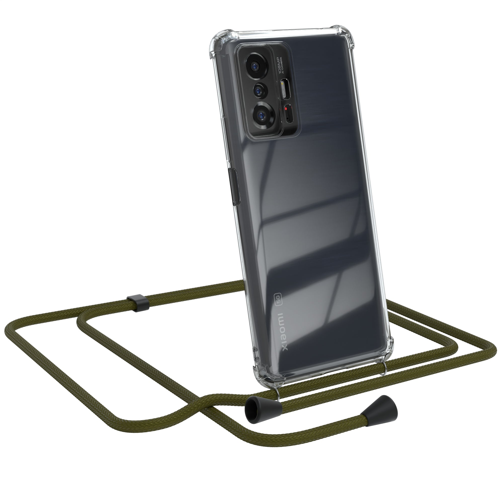 Xiaomi 11T / 11T Pro 5G transparente Hülle + Kordel