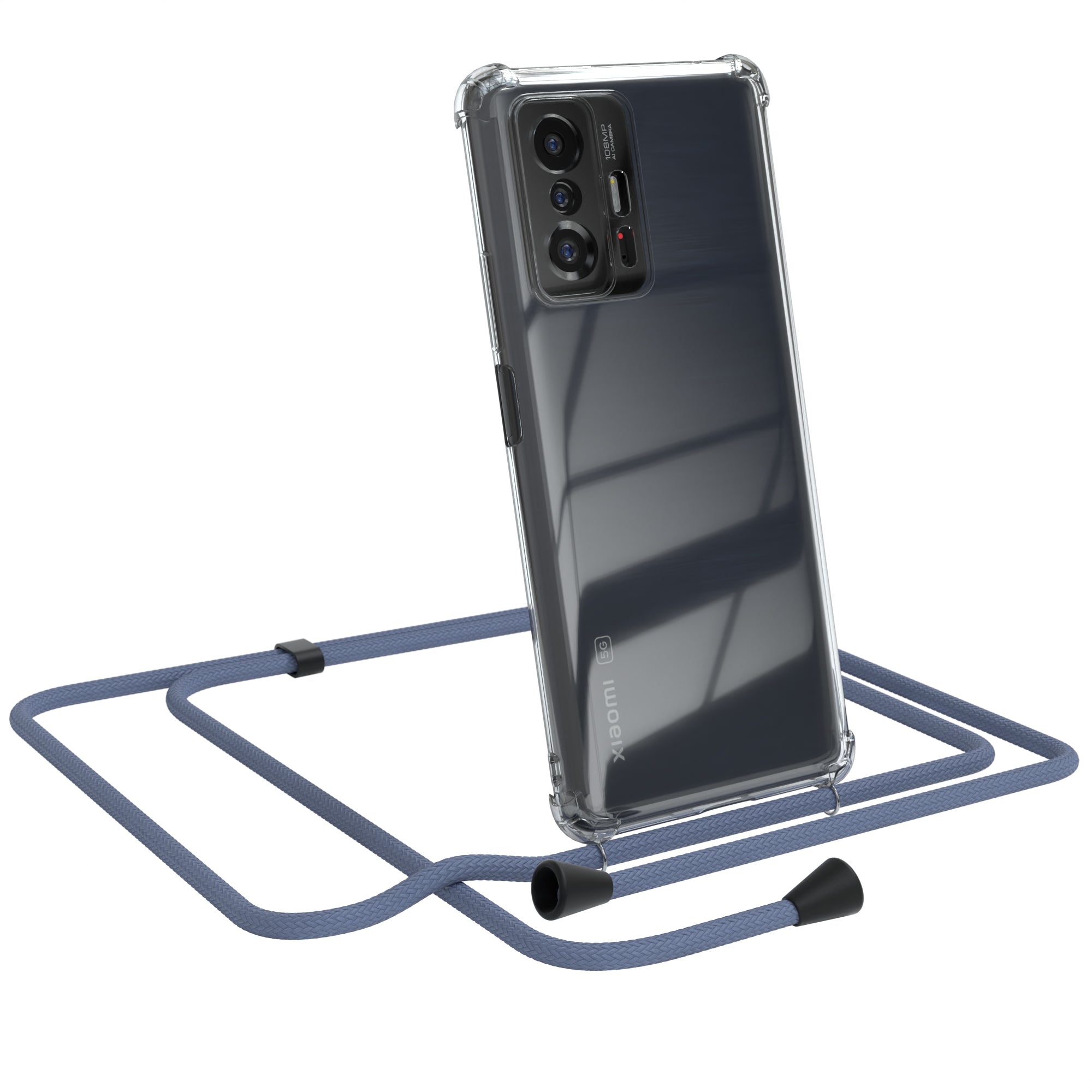Xiaomi 11T / 11T Pro 5G transparente Hülle + Kordel