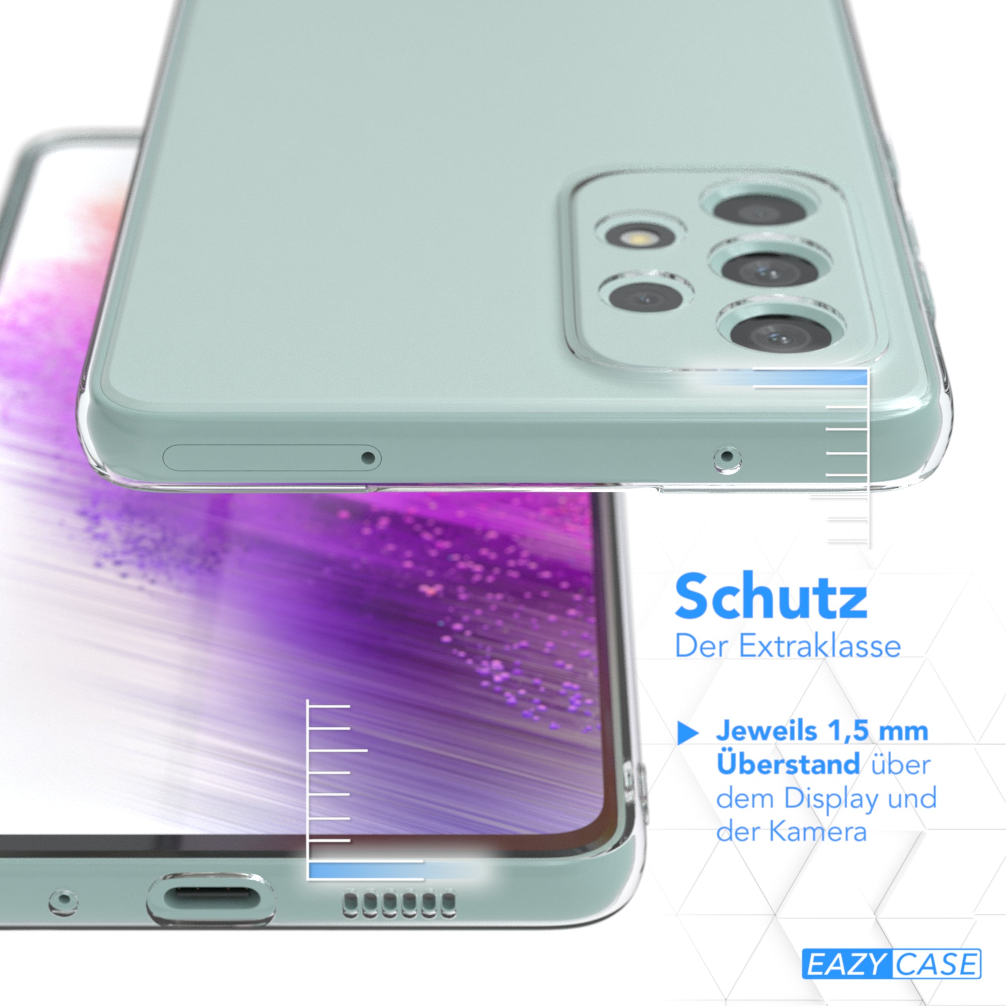 Galaxy A73 5G transparentes Slimcover