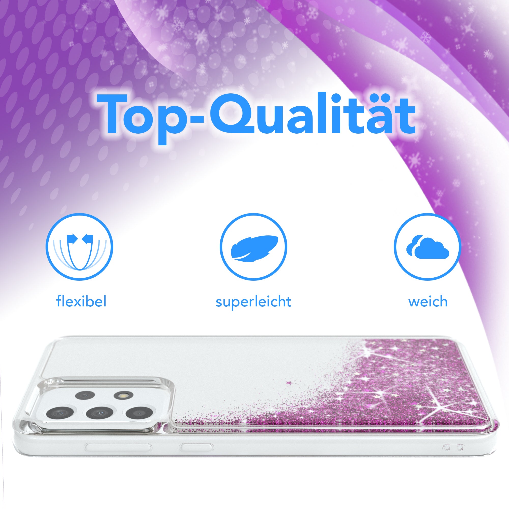 Galaxy A33 5G Glitzerhülle