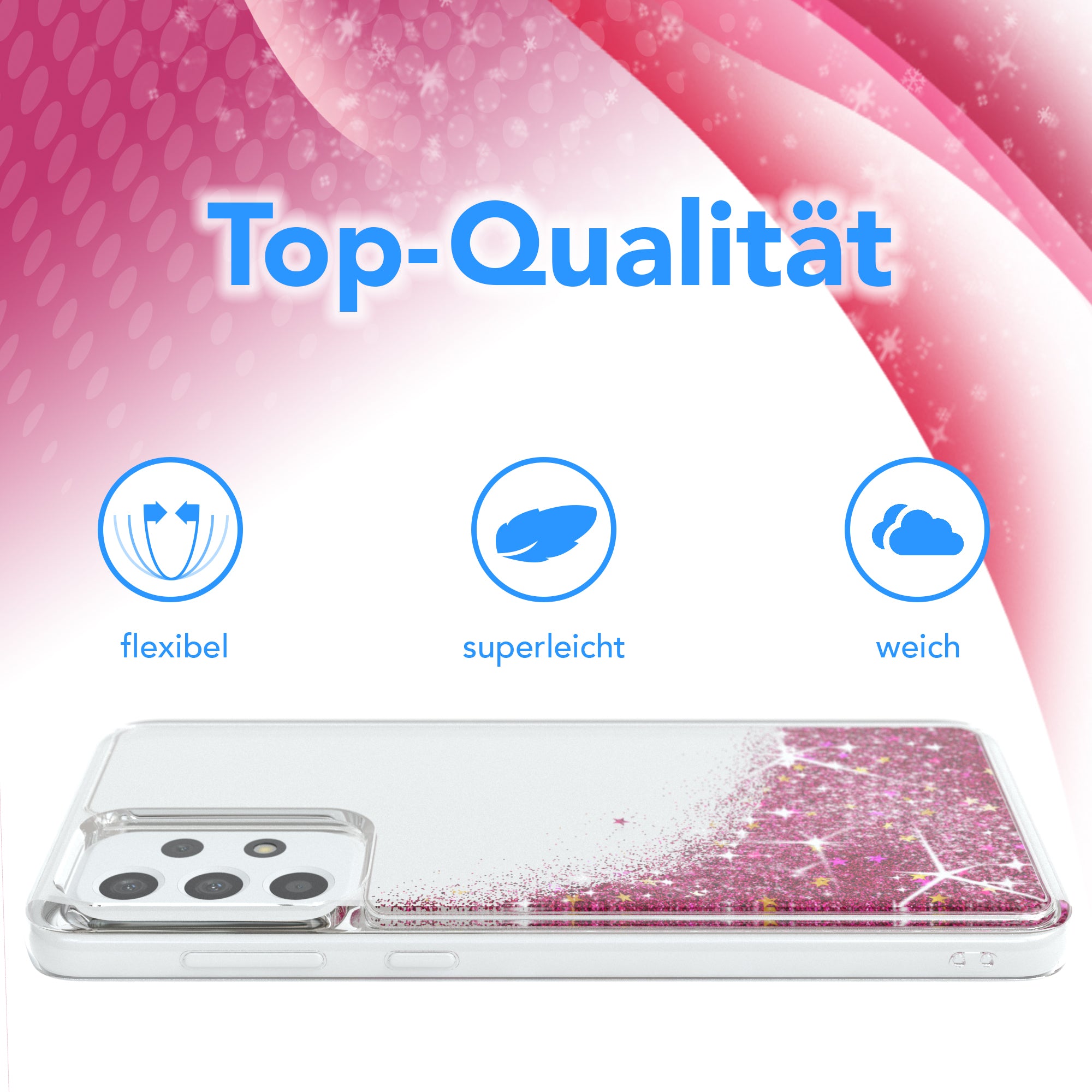 Galaxy A33 5G Glitzerhülle