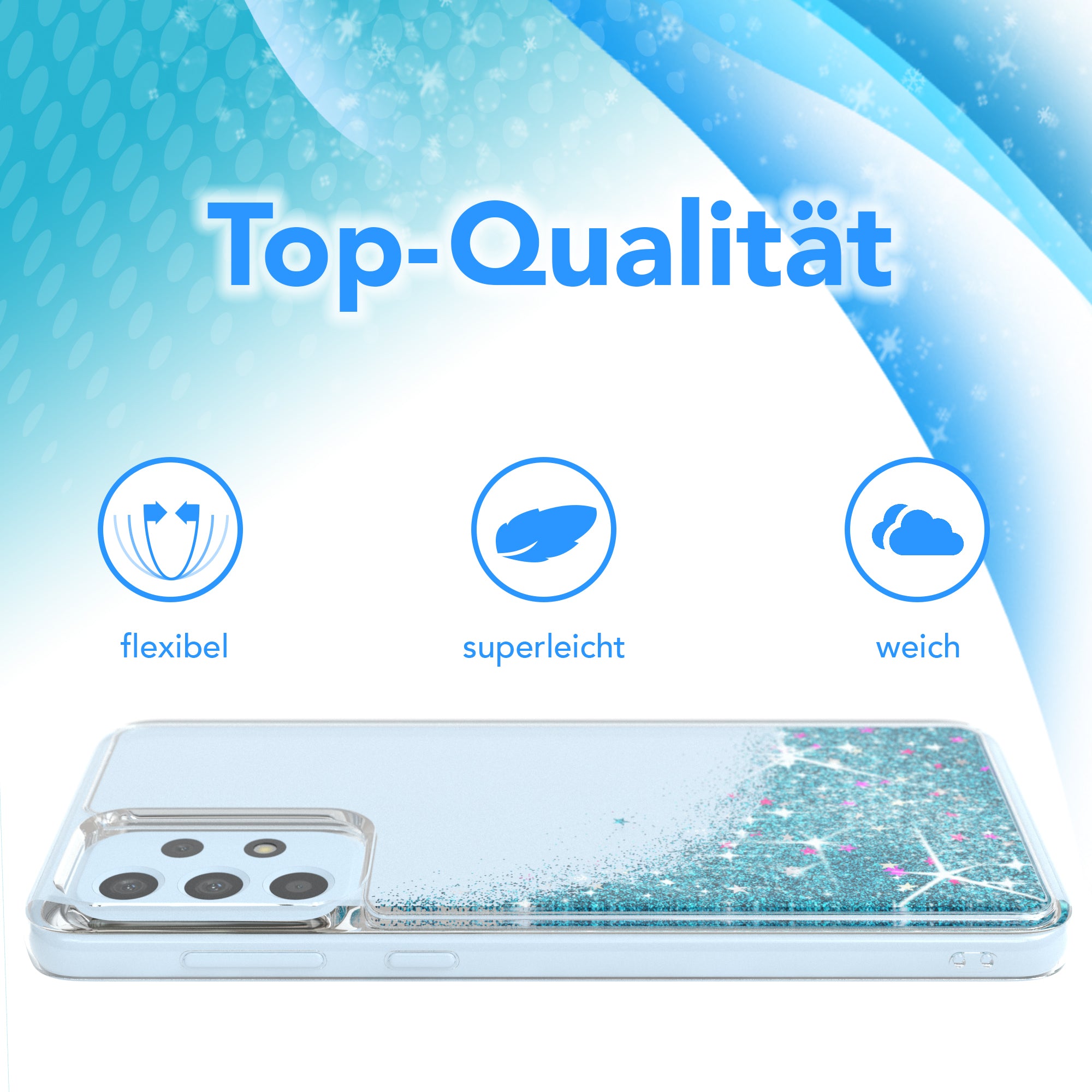 Galaxy A33 5G Glitzerhülle