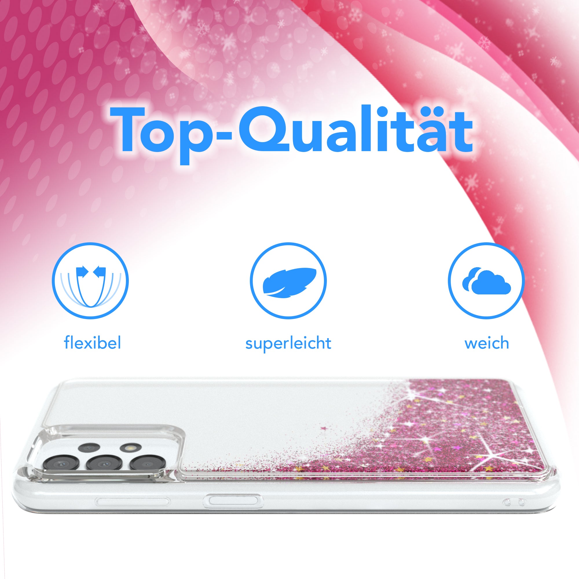 Galaxy A13 4G Glitzerhülle