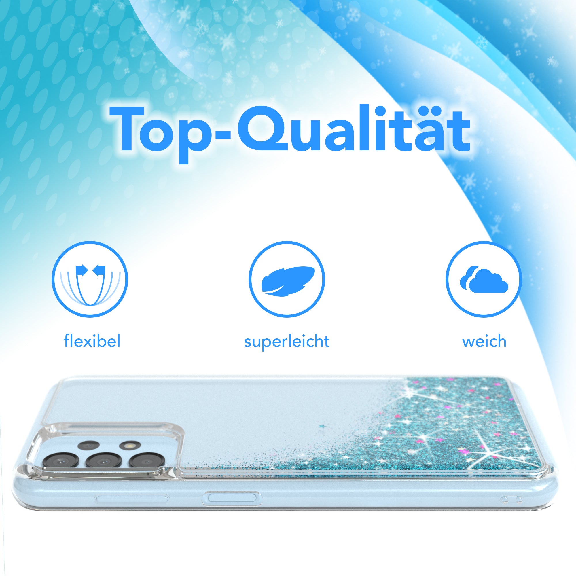 Galaxy A13 4G Glitzerhülle