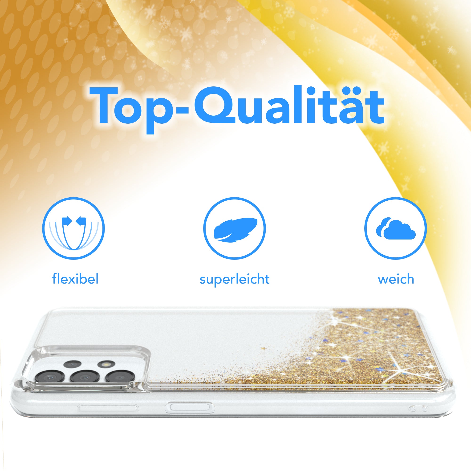 Galaxy A13 4G Glitzerhülle