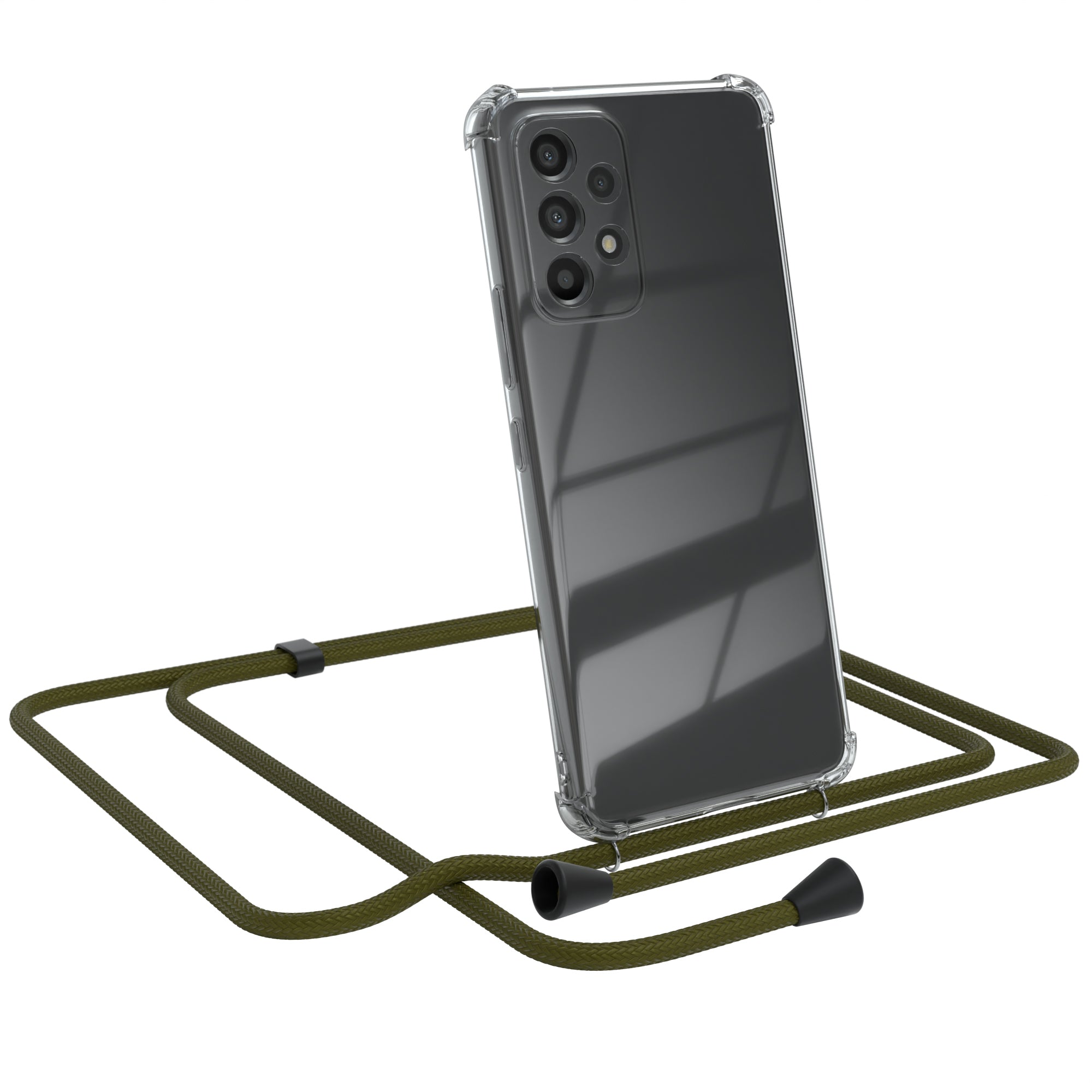 Galaxy A53 5G transparente Hülle + Kordel