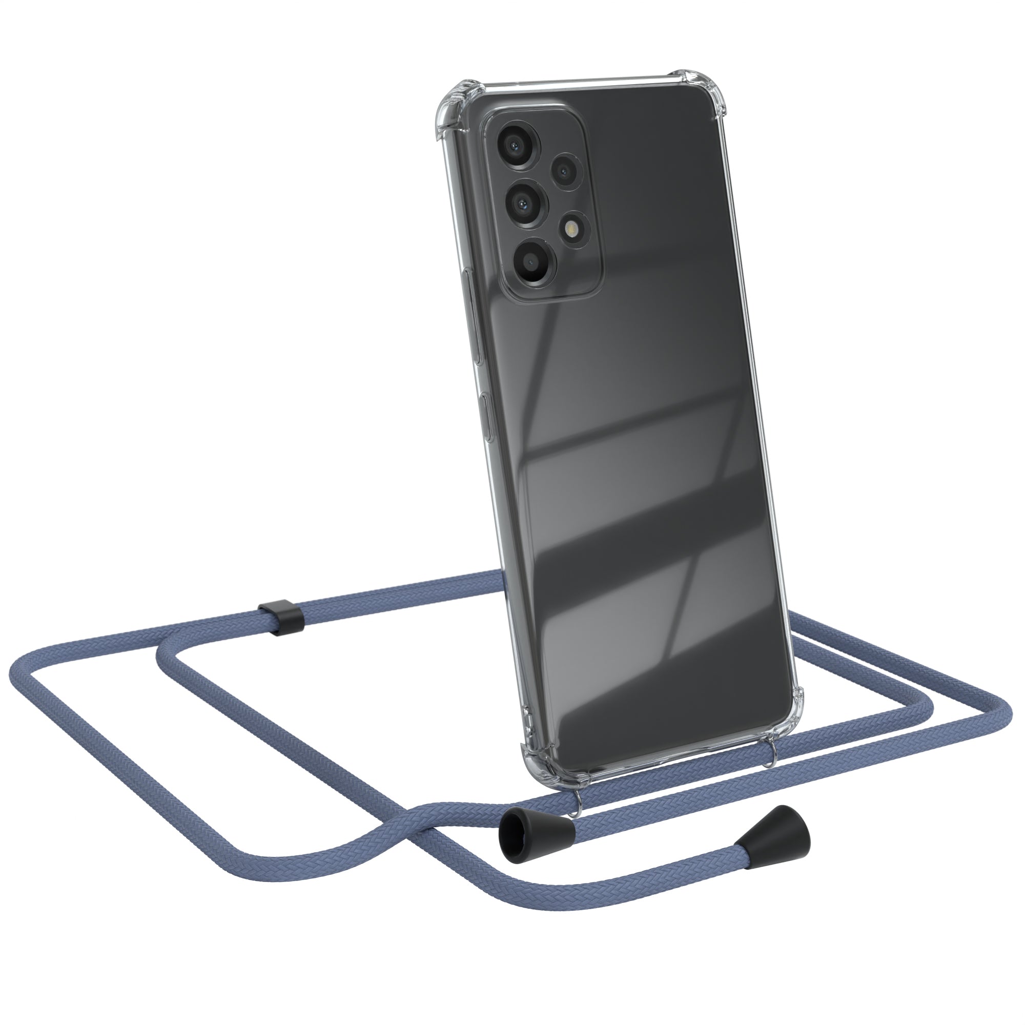 Galaxy A53 5G transparente Hülle + Kordel