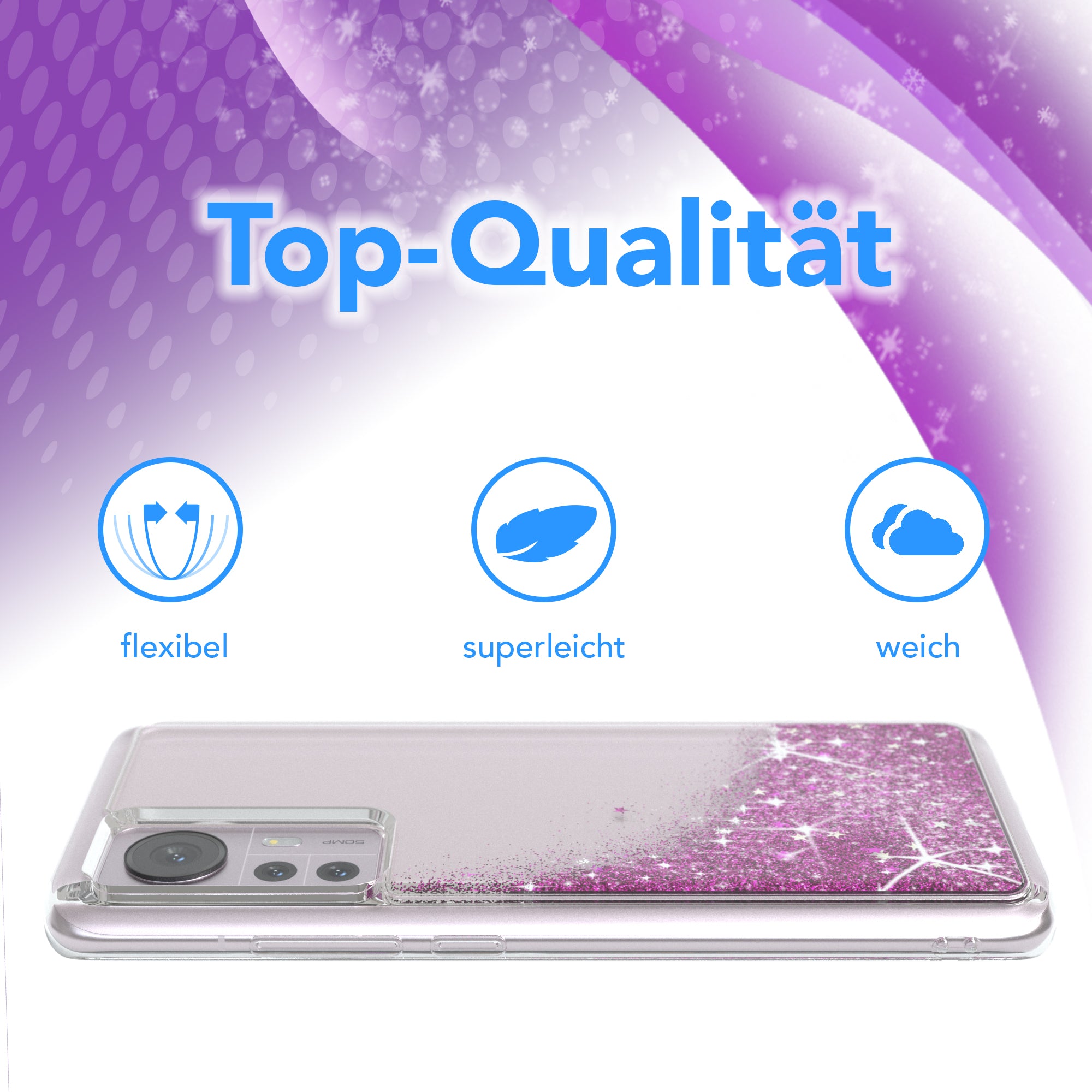 Xiaomi 12 / 12X Glitzerhülle